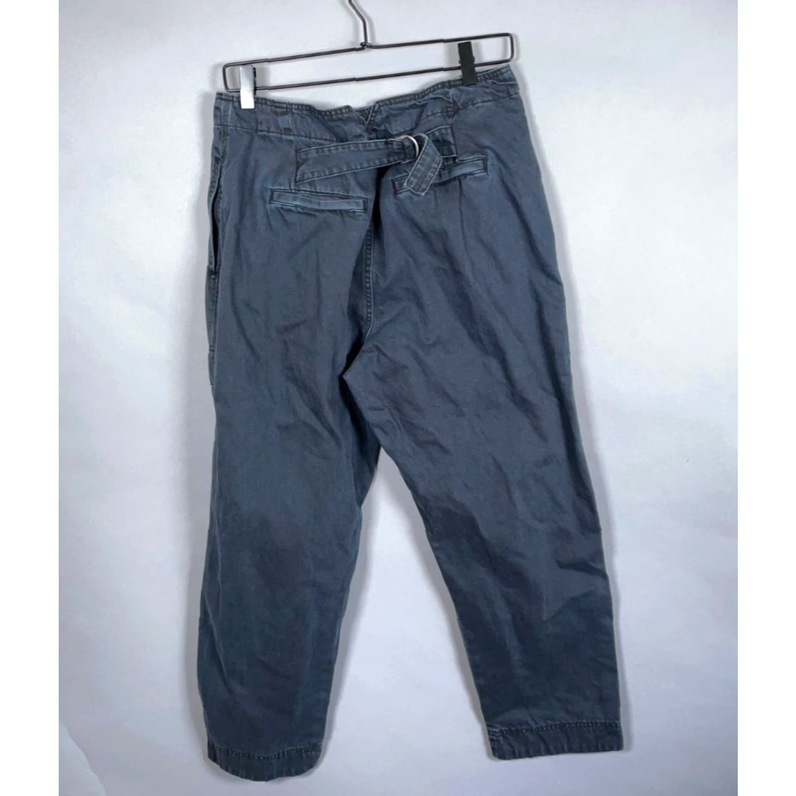 Free People VINTAGE Free People Women's Cropped Denim Pants Fall 90s Grunge Hipster Black 32 x 24.5 Size 24" / US 00 / IT 34 - 2 Thumbnail