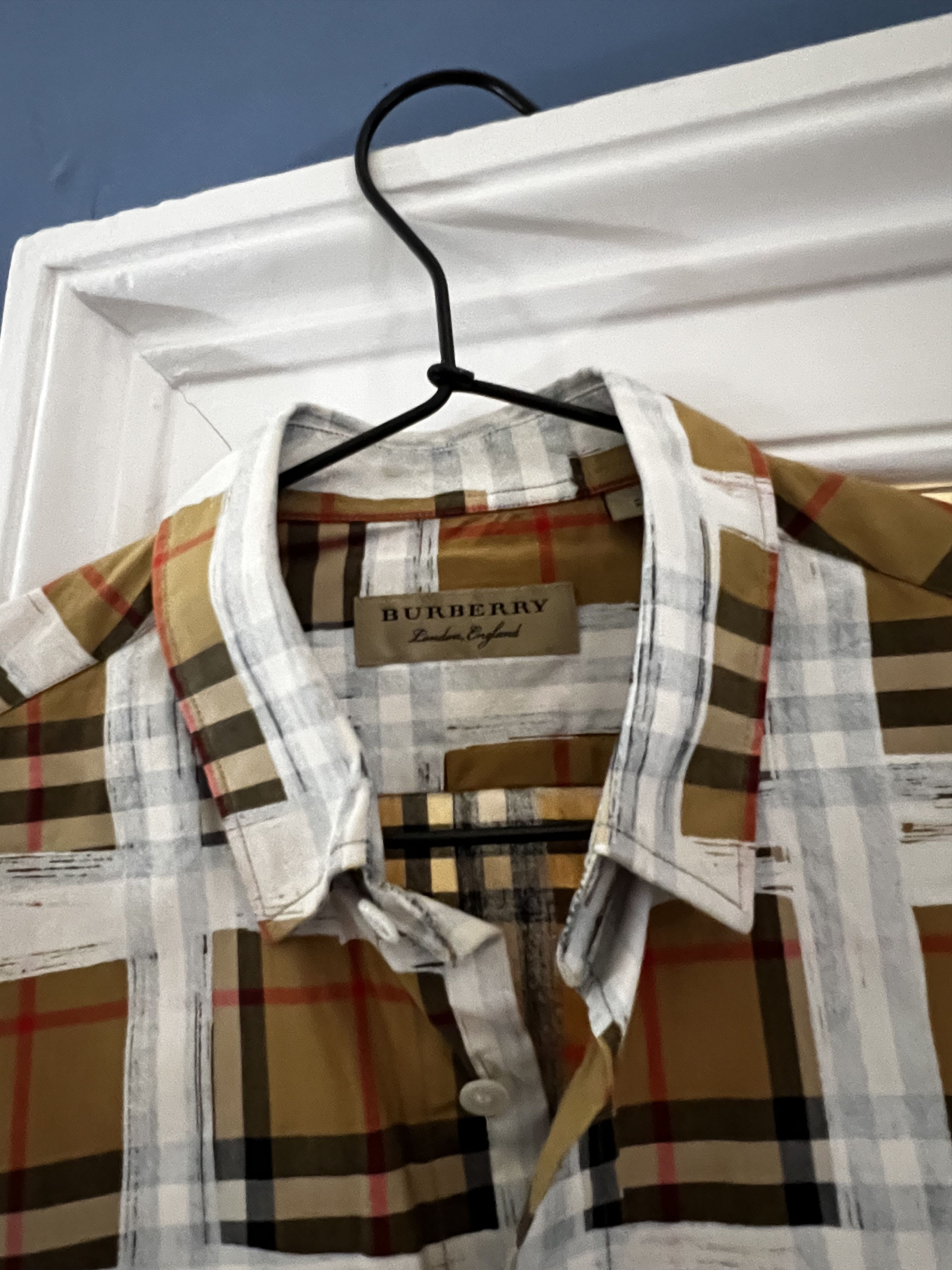 Burberry Nova Check Painted Shirt Size US XS / EU 42 / 0 - 2 Thumbnail