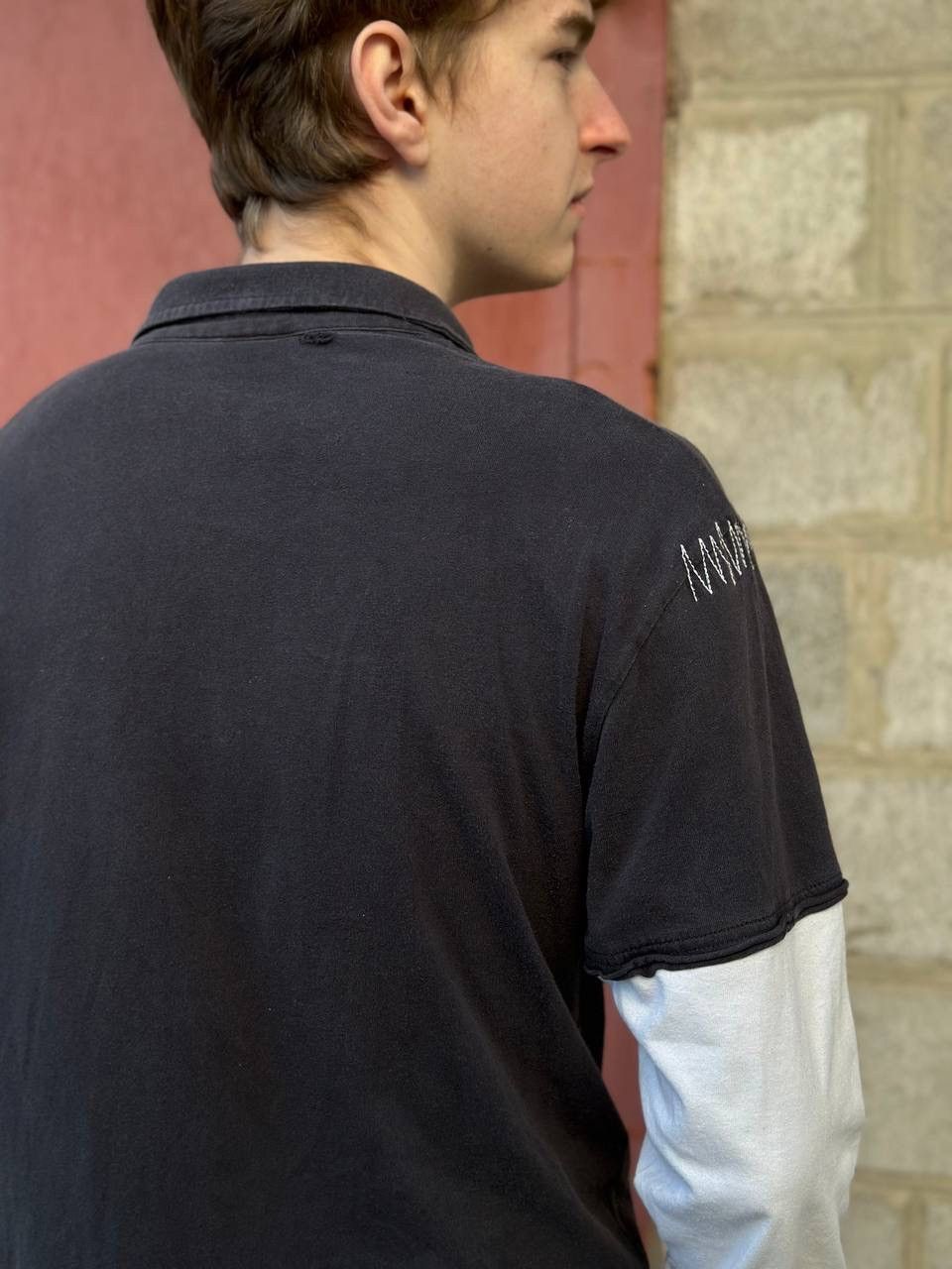 Number (N)ine Vintage Longsleeve Tribal Print Gothic Grunge Y2K Aesthetics Size US L / EU 52-54 / 3 - 7 Thumbnail