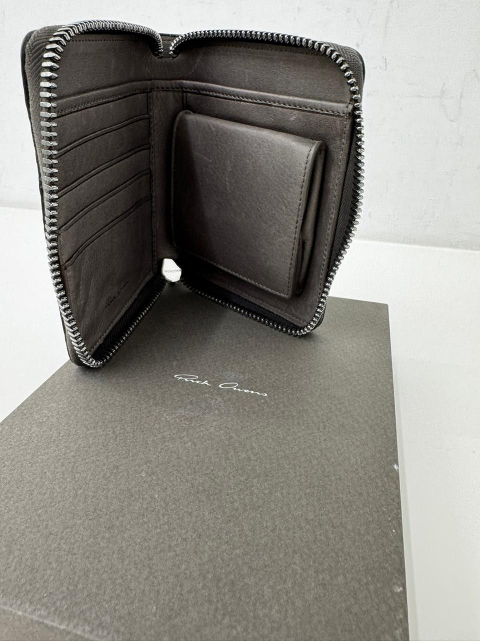 Rick Owens RICK OWENS ZIP WALLET Size ONE SIZE - 2 Thumbnail