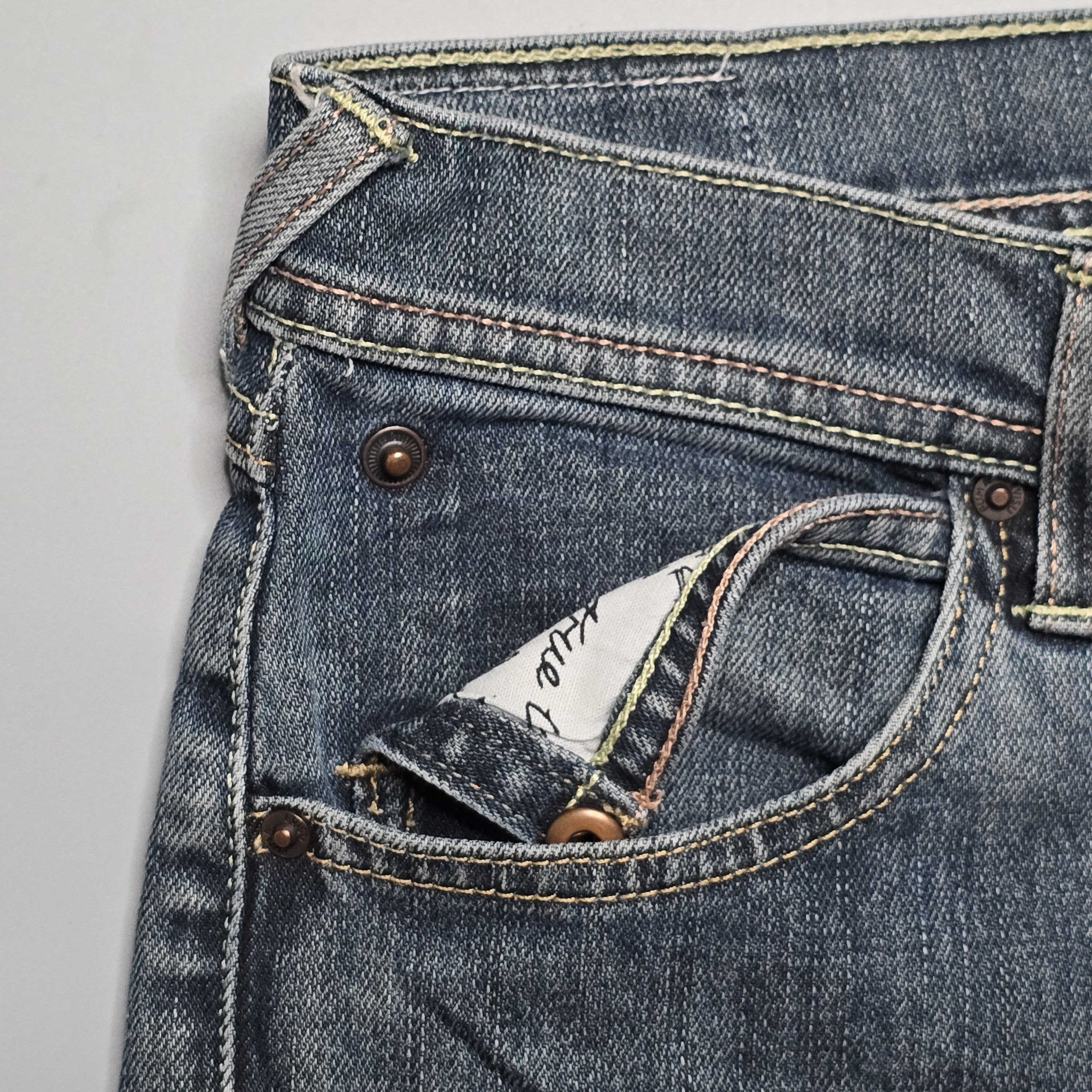 Evisu × Puma Evisu x Puma - Y2K Seagull Straight Jeans Size 30" / US 8 / IT 44 - 7 Thumbnail