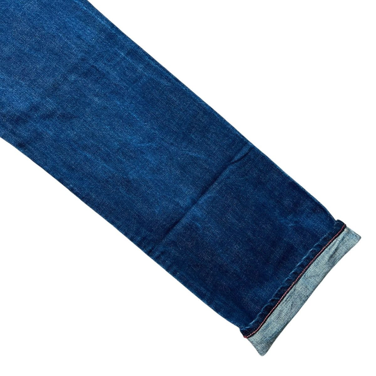 Gustin Gustin Jeans Men Blue Selvedge Straight Fit USA Denim Pants Size US 31 - 17 Thumbnail