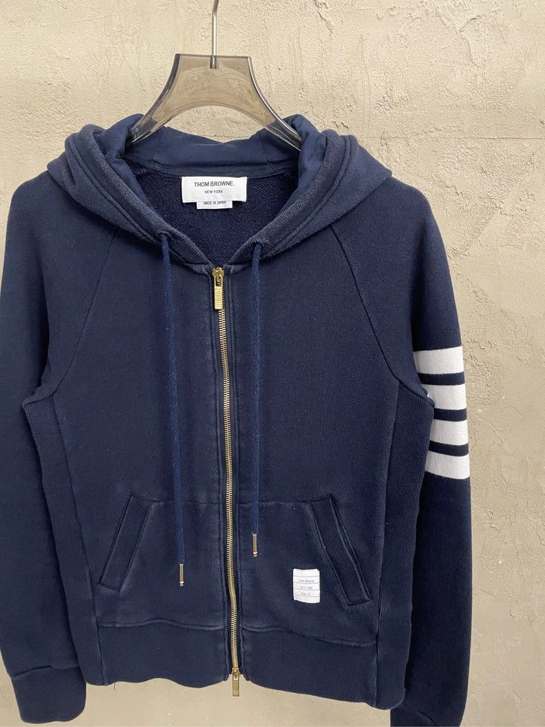 Thom Browne Thom browne Dark blue four-striped jacket 2504-Nextarrow Size US XS / EU 42 / 0 - 3 Thumbnail