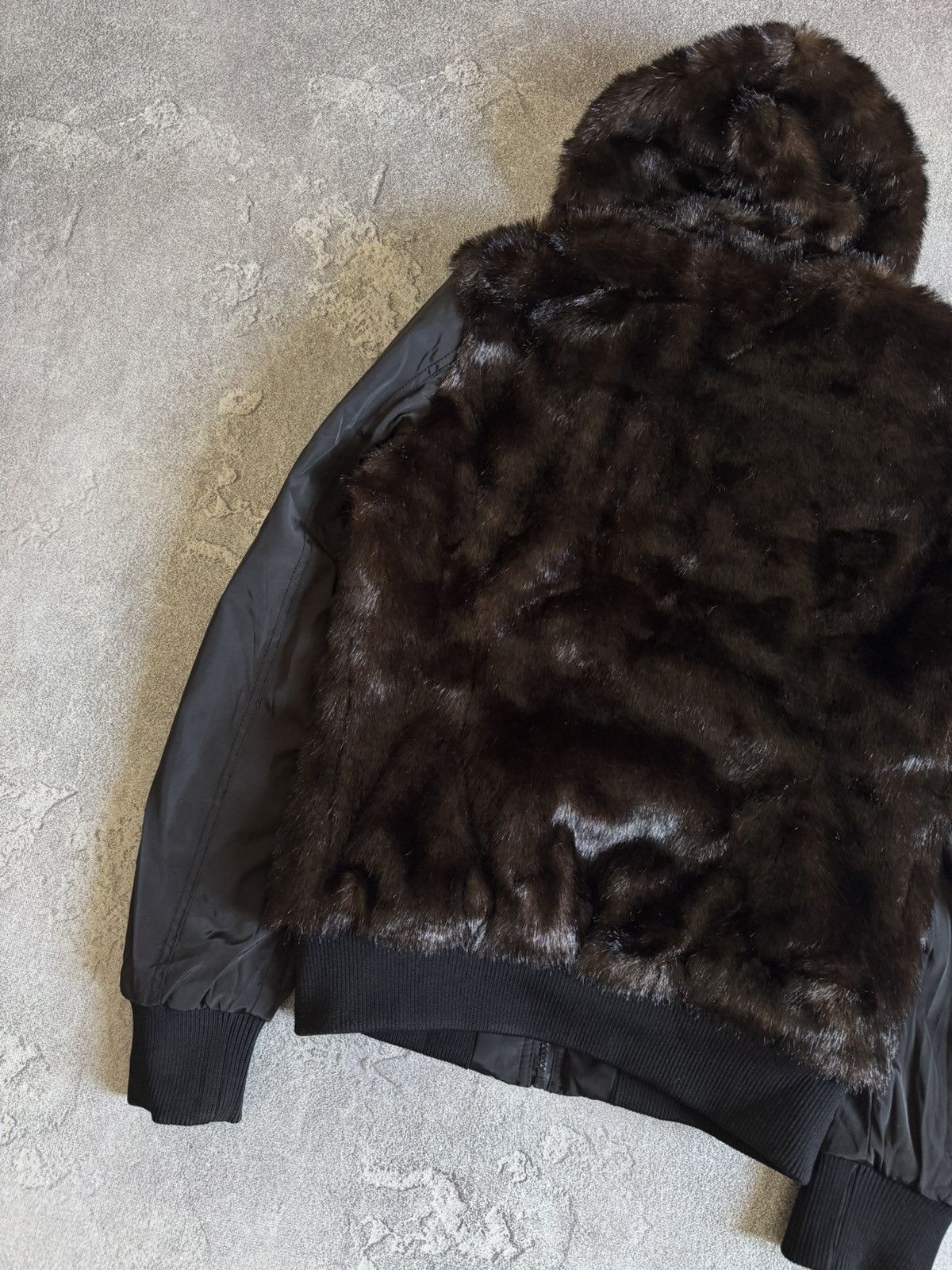 Miss Sixty Miss Sixty L/size faux fur reversible jacket hooded bomber Size L / US 10 / IT 46 - 12 Thumbnail
