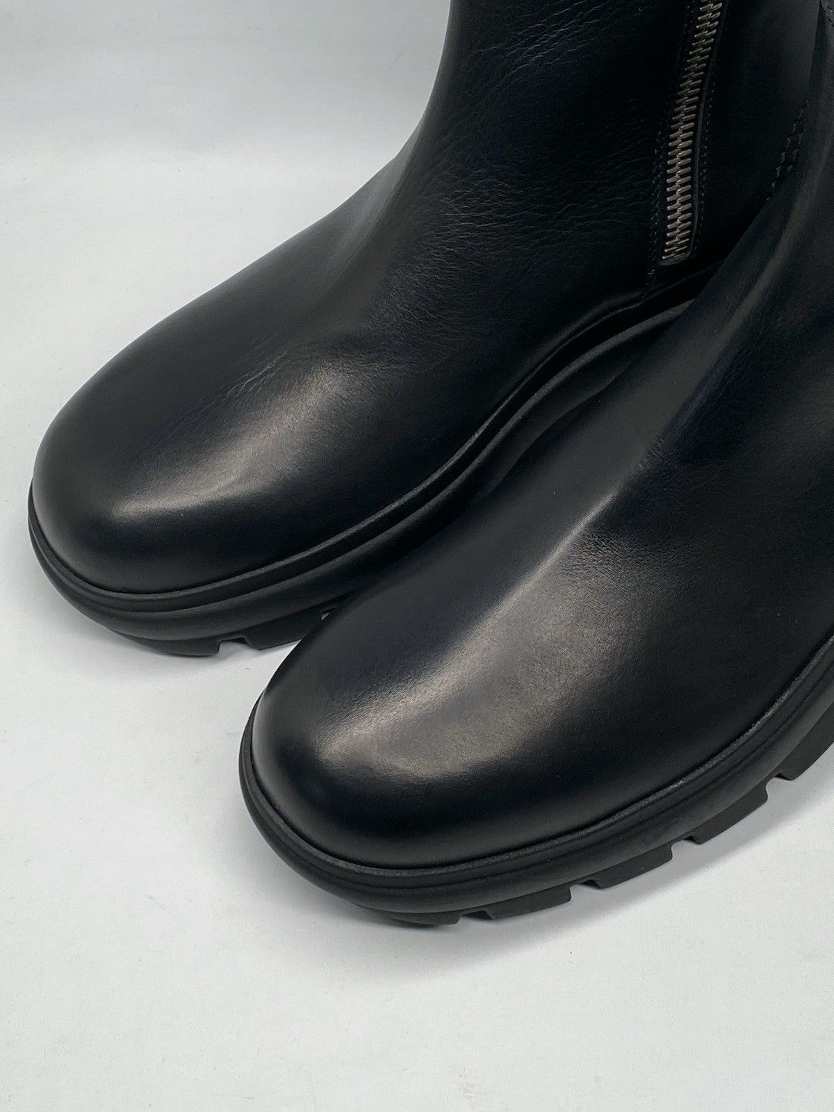 Jil Sander FW 24 Black zip Boots sz 45 Size US 12 / EU 45 - 4 Thumbnail