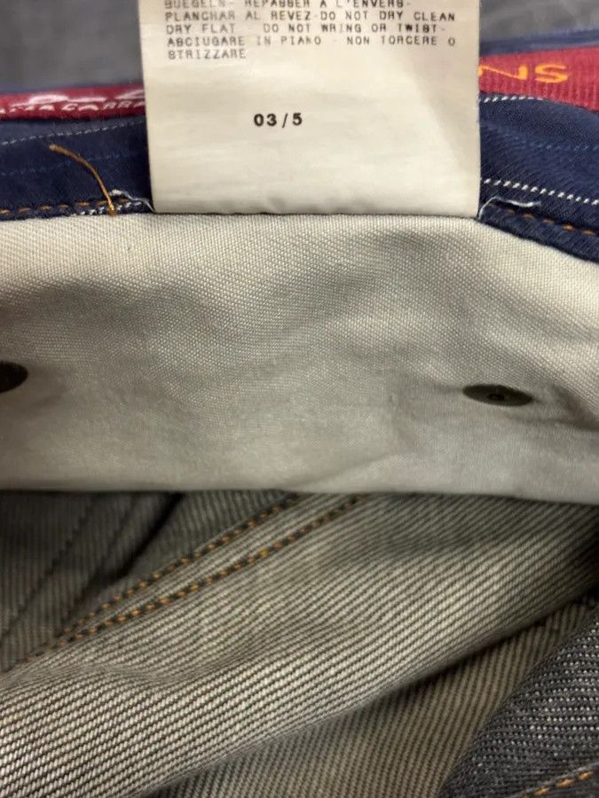 Dolce & Gabbana AW2003 Dolce & Gabbana Double Waisted Grey Denim Shorts Size US 33 - 12 Thumbnail
