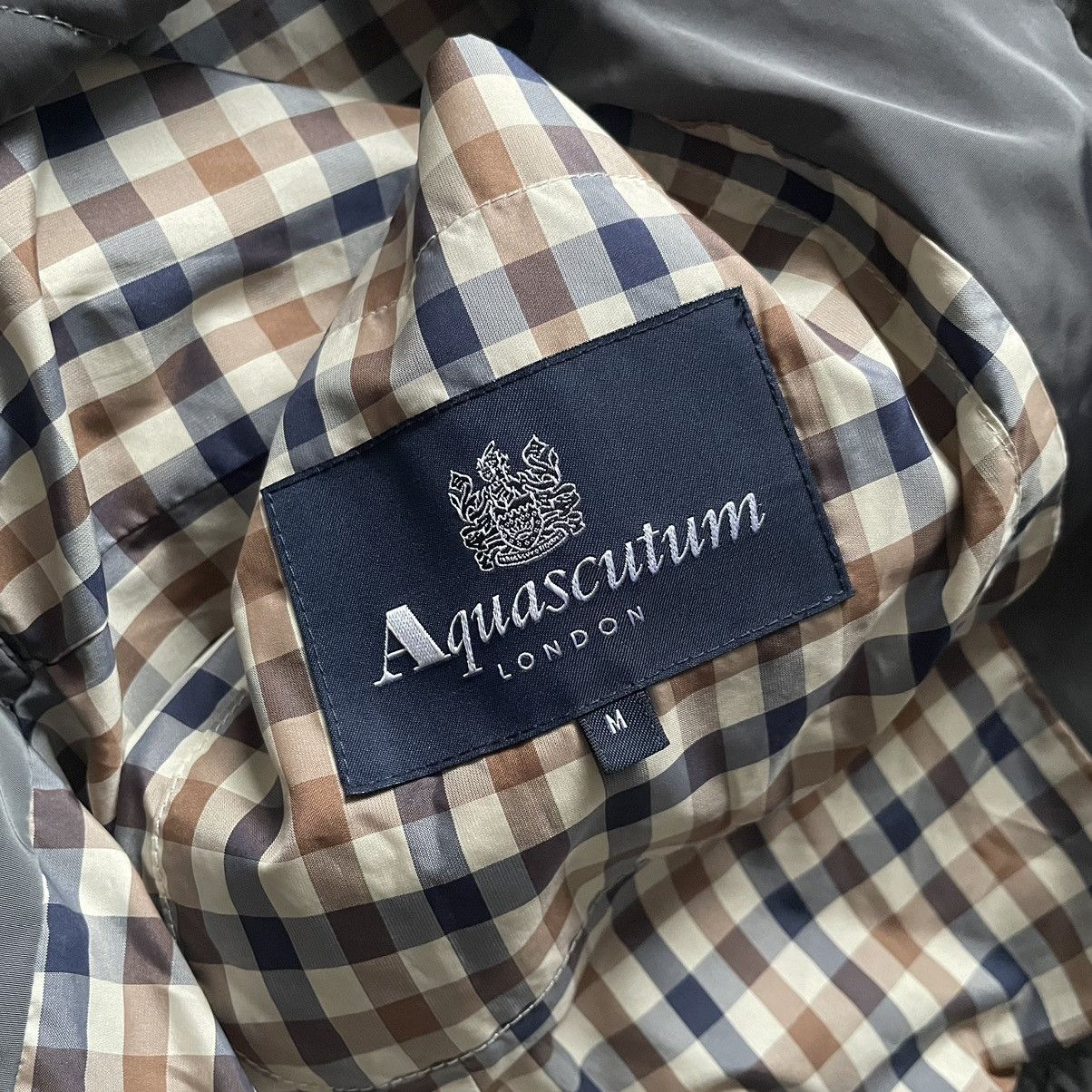 Aquascutum Aquascutum Club Check Quilted Puffer Jacket Size US M / EU 48-50 / 2 - 6 Thumbnail