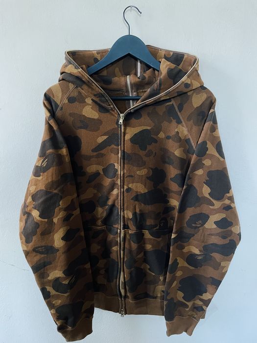 Bape double clearance zip hoodie