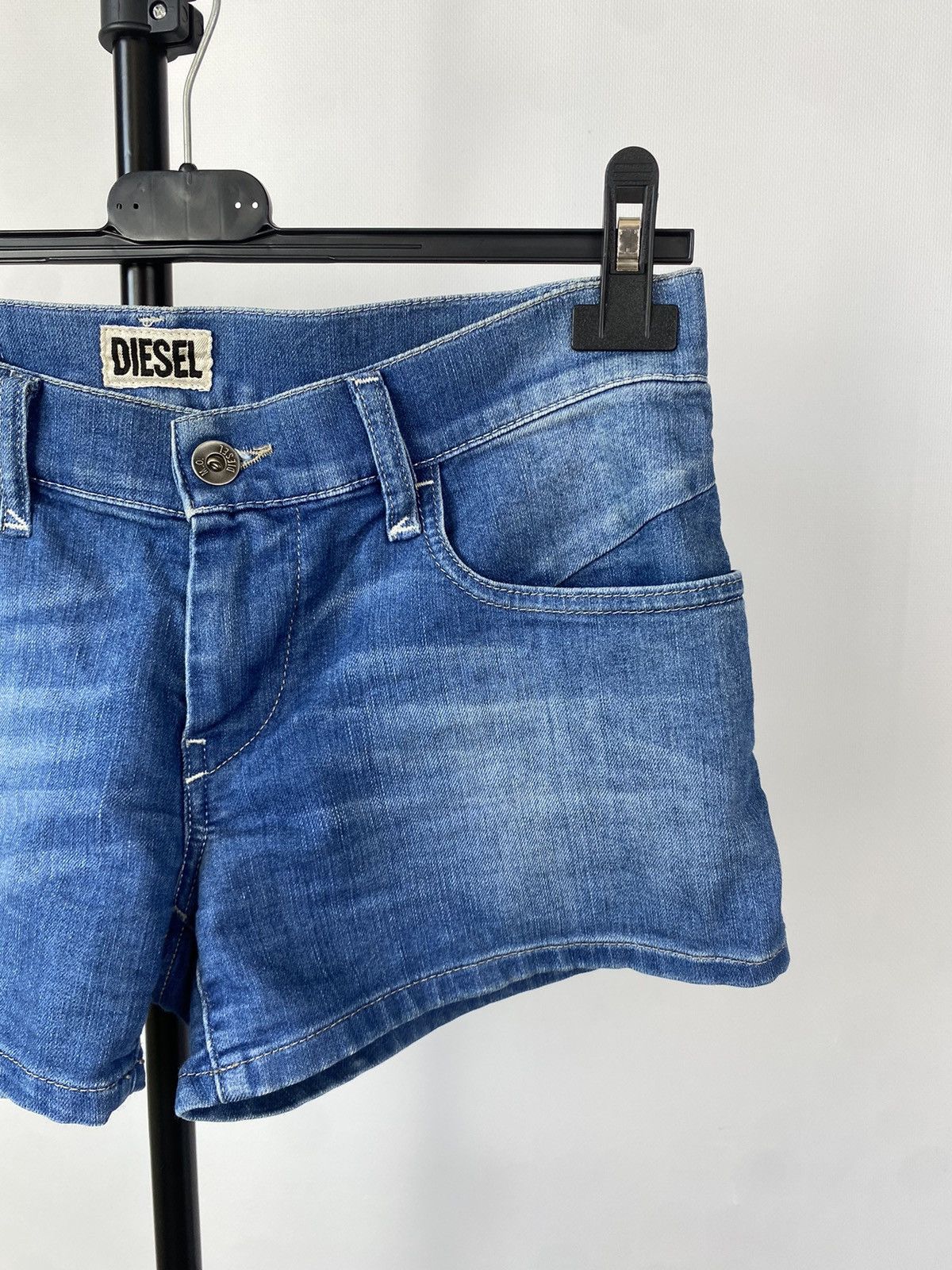Diesel × Vintage Vintage Y2K Diesel Sexy Mini Shorts Size 26" / US 2 / IT 38 - 3 Thumbnail