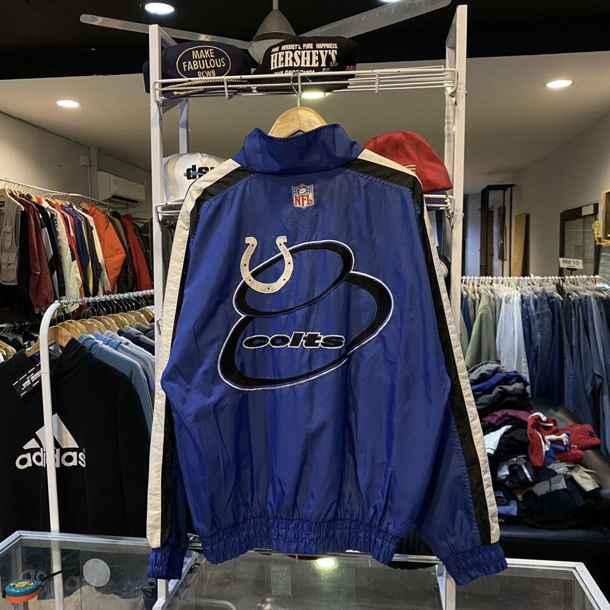 NFL Vintage Logo Athletic NFL Pro Line Indianapolis Colts Jacket Size US L / EU 52-54 / 3 - 1 Thumbnail