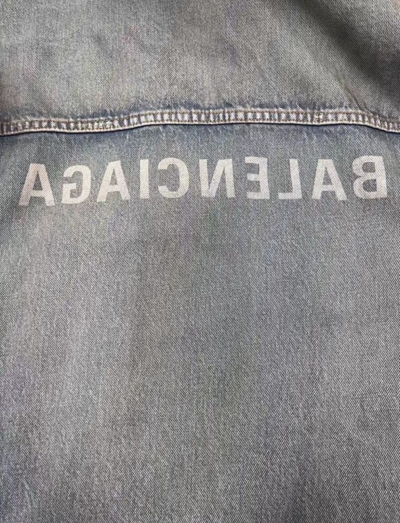 Balenciaga Balenciaga Back Logo monogram printed casual single-breast Size US XXL / EU 58 / 5 - 4 Thumbnail