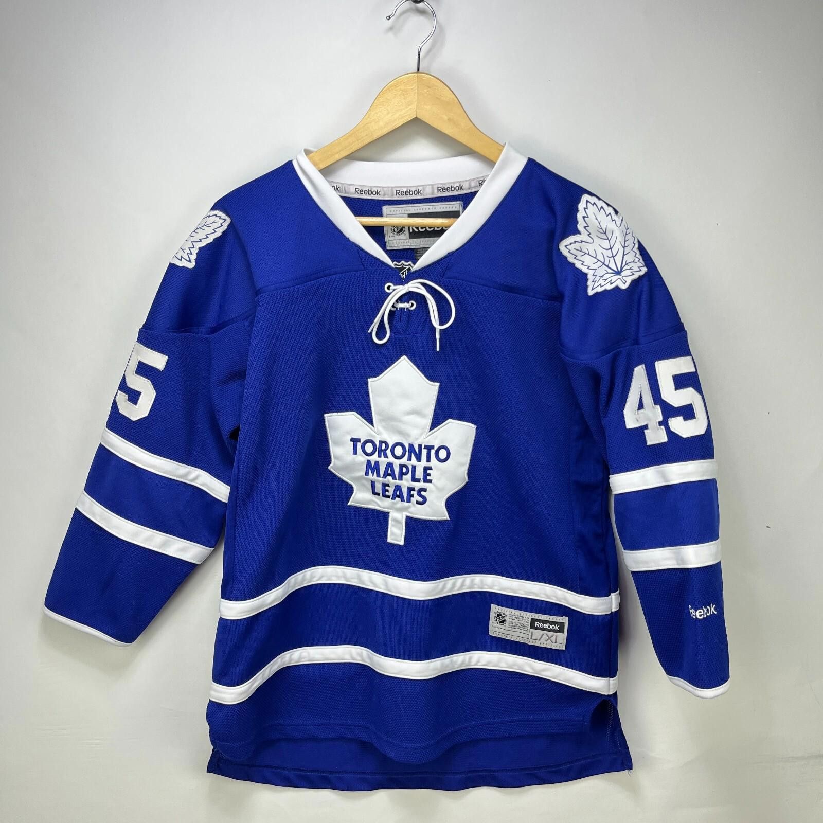 Reebok Vintage Toronto Maple Leafs Jersey Jonathan Bernier Youth XL Size ONE SIZE - 1 Thumbnail