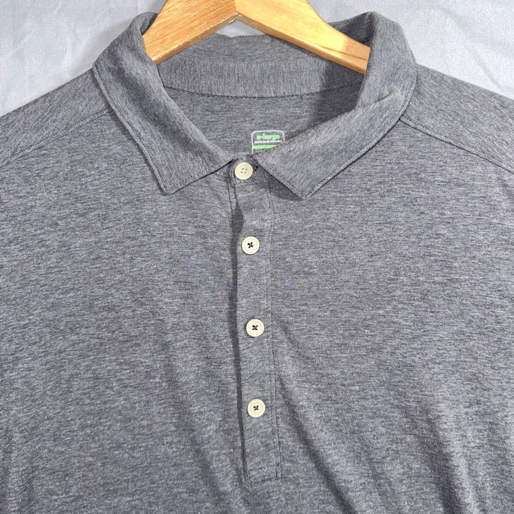 Vintage Stio Polo Shirt Mens XL Gray Long Sleeve Performance Stretch Casual Outdoor Polo Shirt Mens XL Gray Size US XL / EU 56 / 4 - 2 Thumbnail