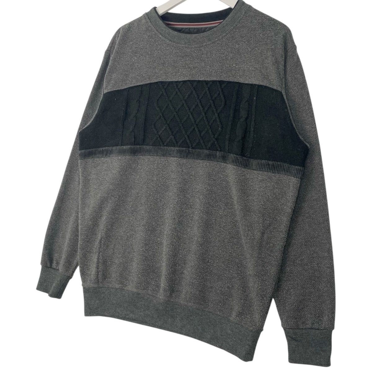 Vintage Vintage Kansai Yamamoto Homme Sweatshirt Crewneck Grey Size US L / EU 52-54 / 3 - 2 Thumbnail