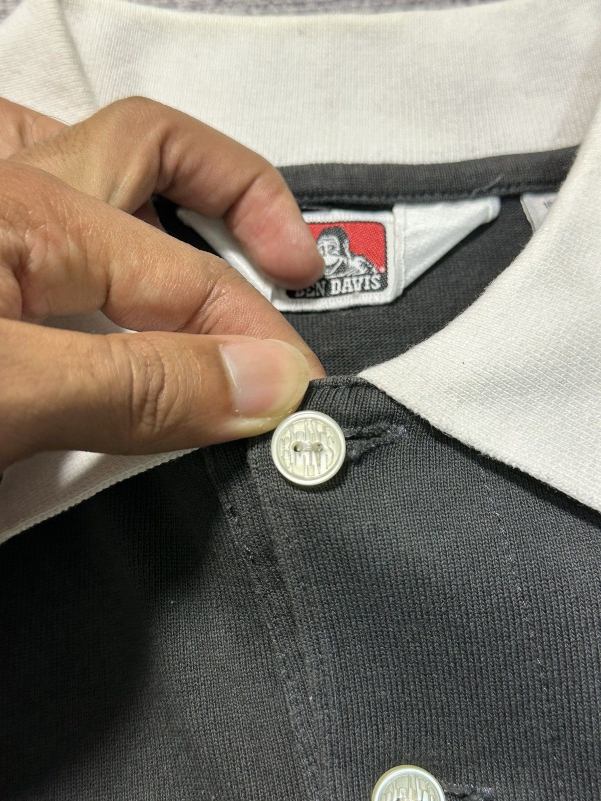 Ben Davis Vintage 90s Polo Ben Davis Shirts Grey Size US M / EU 48-50 / 2 - 6 Thumbnail