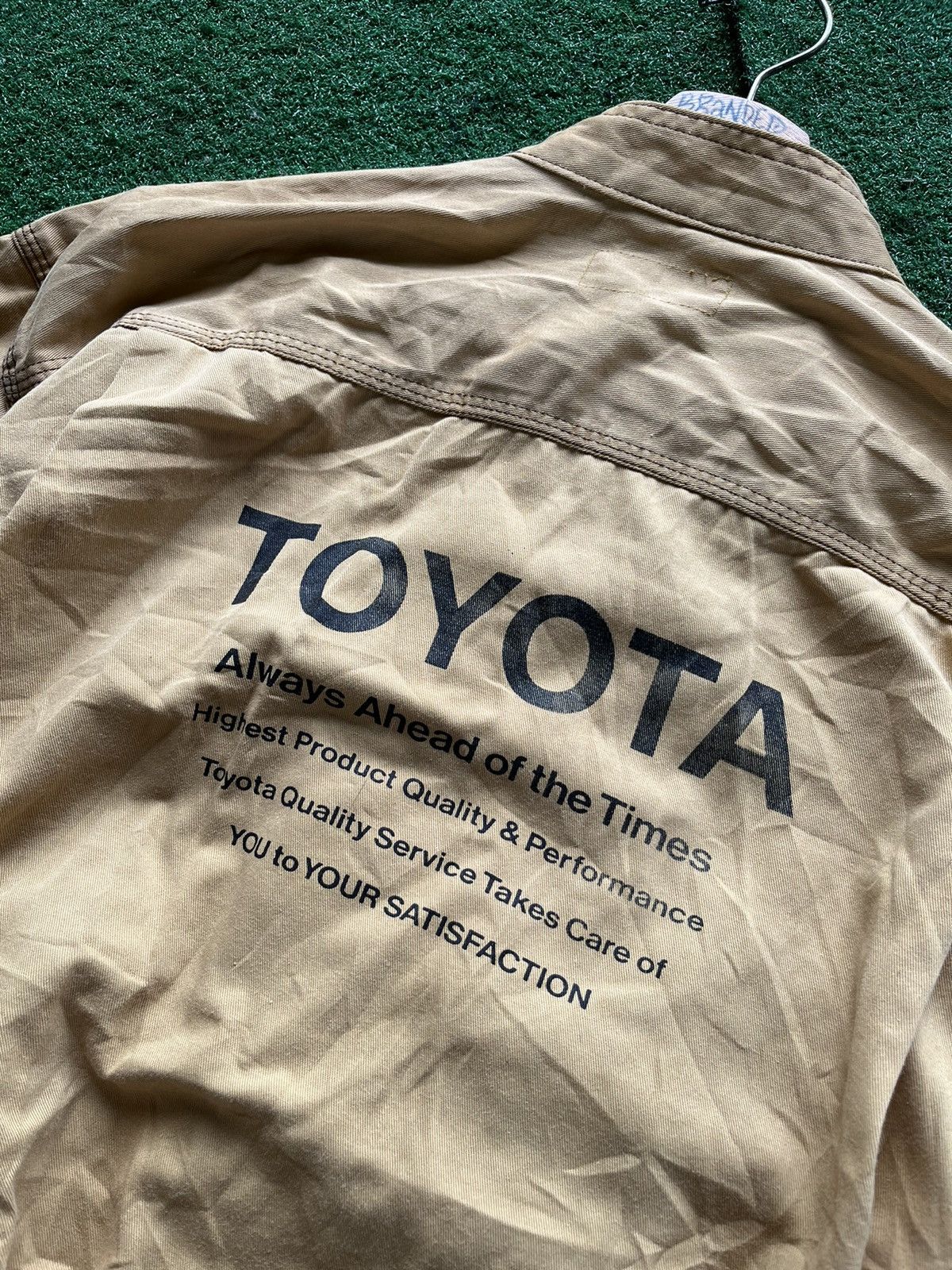 Formula 1 × Japanese Brand × Vintage 🔥RARE Vintage Toyota Overall Jacket Spell Out 90s 🇯🇵 Size US L / EU 52-54 / 3 - 9 Thumbnail