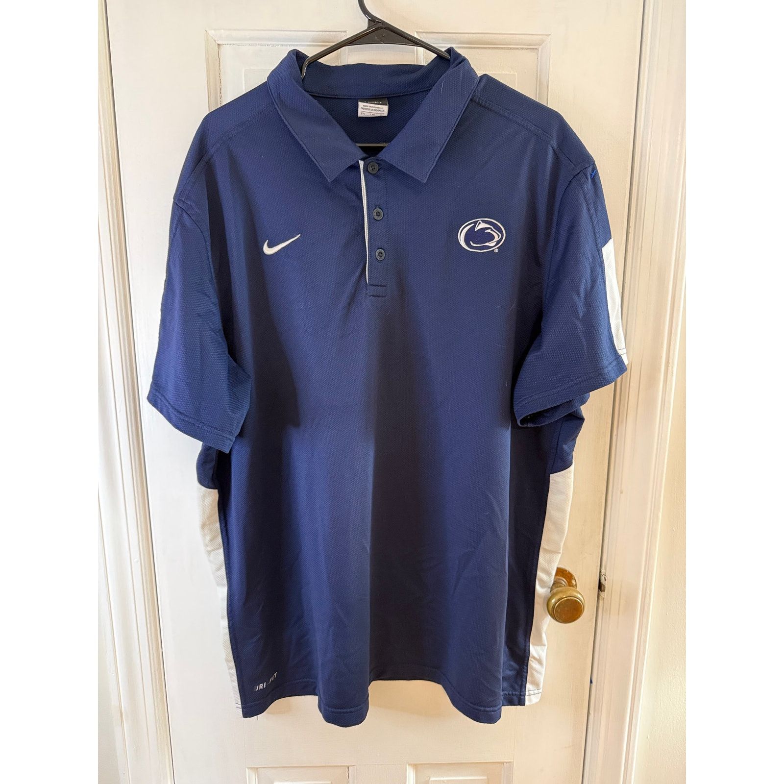 Nike PennState Nike Dri-fit Polo Size XXL Size US XXL / EU 58 / 5 - 1 Thumbnail
