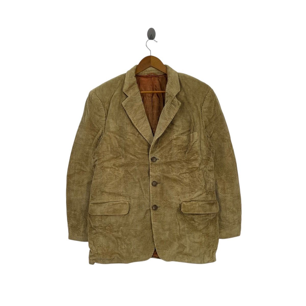 Esprit Vintage ESPRIT Men Corduroy Coat Jacket Size US M / EU 48-50 / 2 - 1 Thumbnail