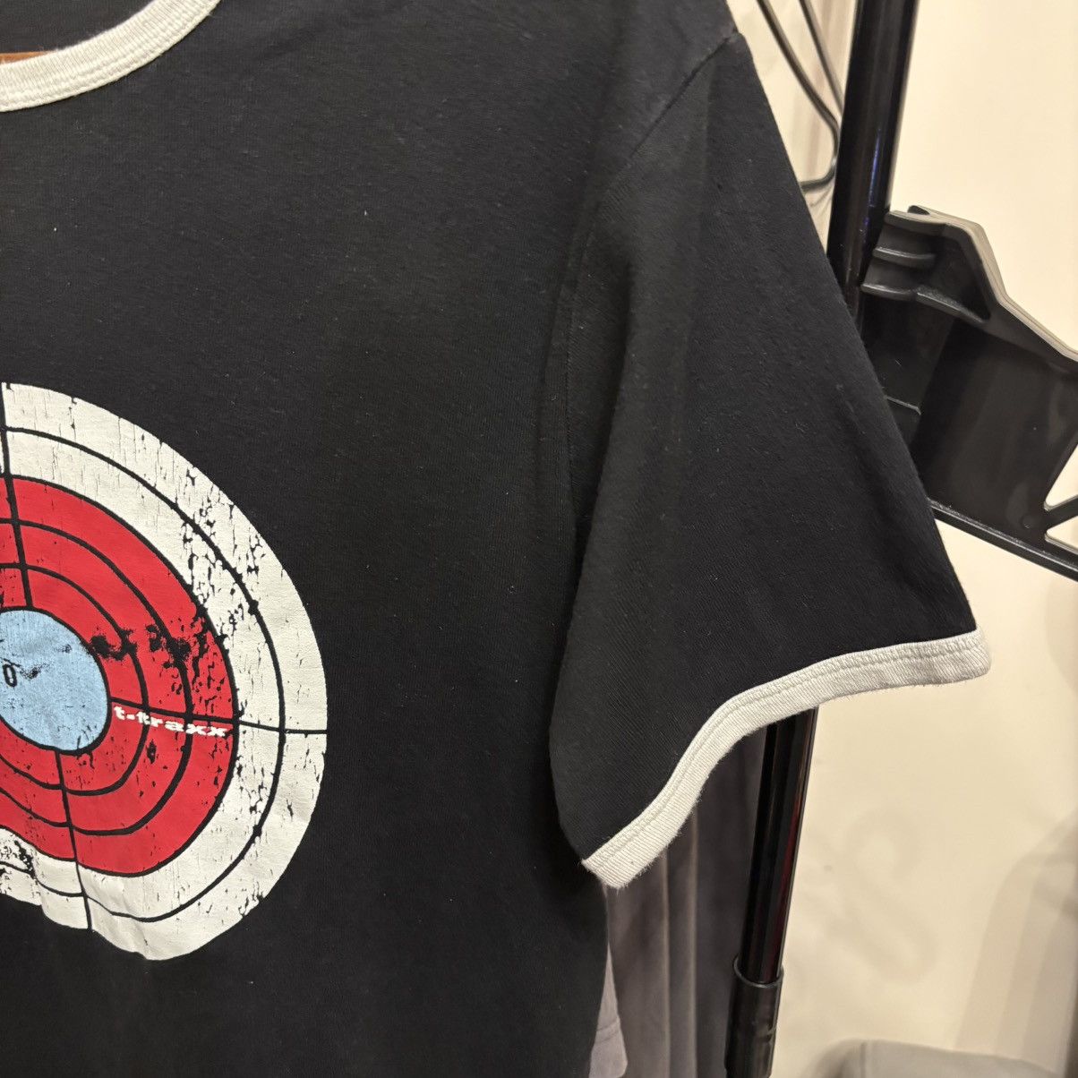 If Six Was Nine Vintage Target Graphic Ringer T-Shirt Grunge t-trax Punk Size US M / EU 48-50 / 2 - 6 Thumbnail