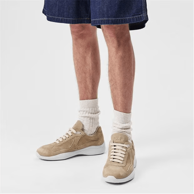 Prada Americas Cup Suede Sneakers Size US 7 / EU 40 - 2 Thumbnail