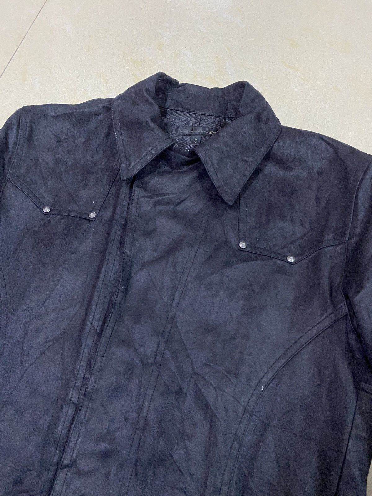 If Six Was Nine Schlussel Punk Bondage Suede Cotton Jacket Size US M / EU 48-50 / 2 - 6 Thumbnail