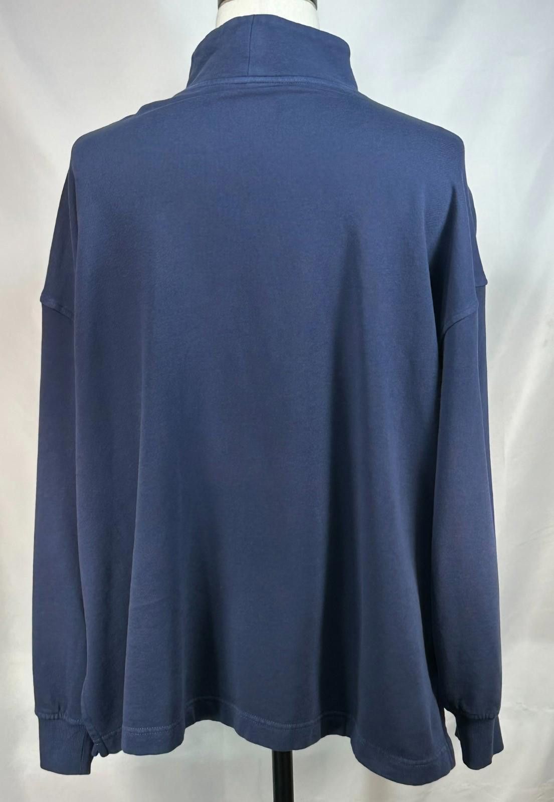 Old Navy Old Navy 1/2 Zip Cotton/Poly Fleece Pullover Blue Mens XL Size US XL / EU 56 / 4 - 2 Thumbnail