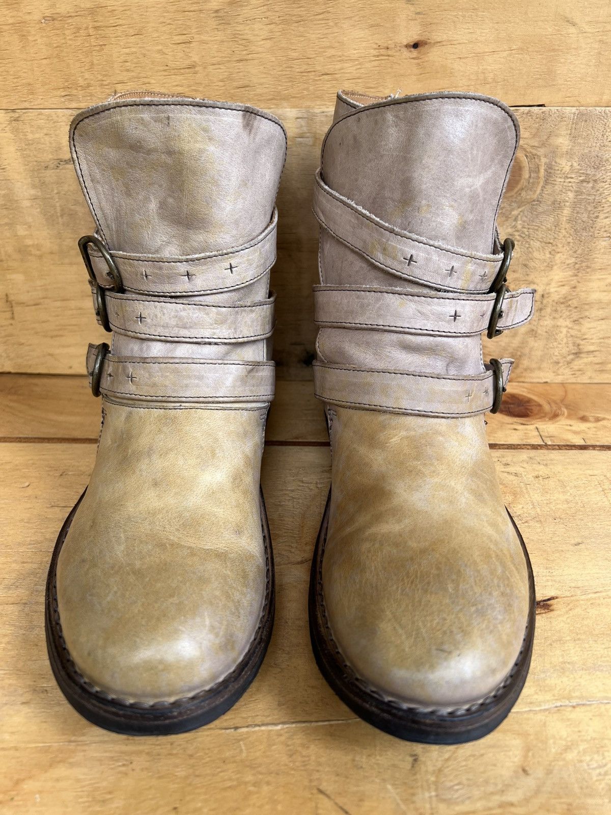 Fiorentini + Baker Fiorentini + Baker Edwin Eternity 3 Buckle Leather Boot Size US 8 / IT 38 - 2 Thumbnail