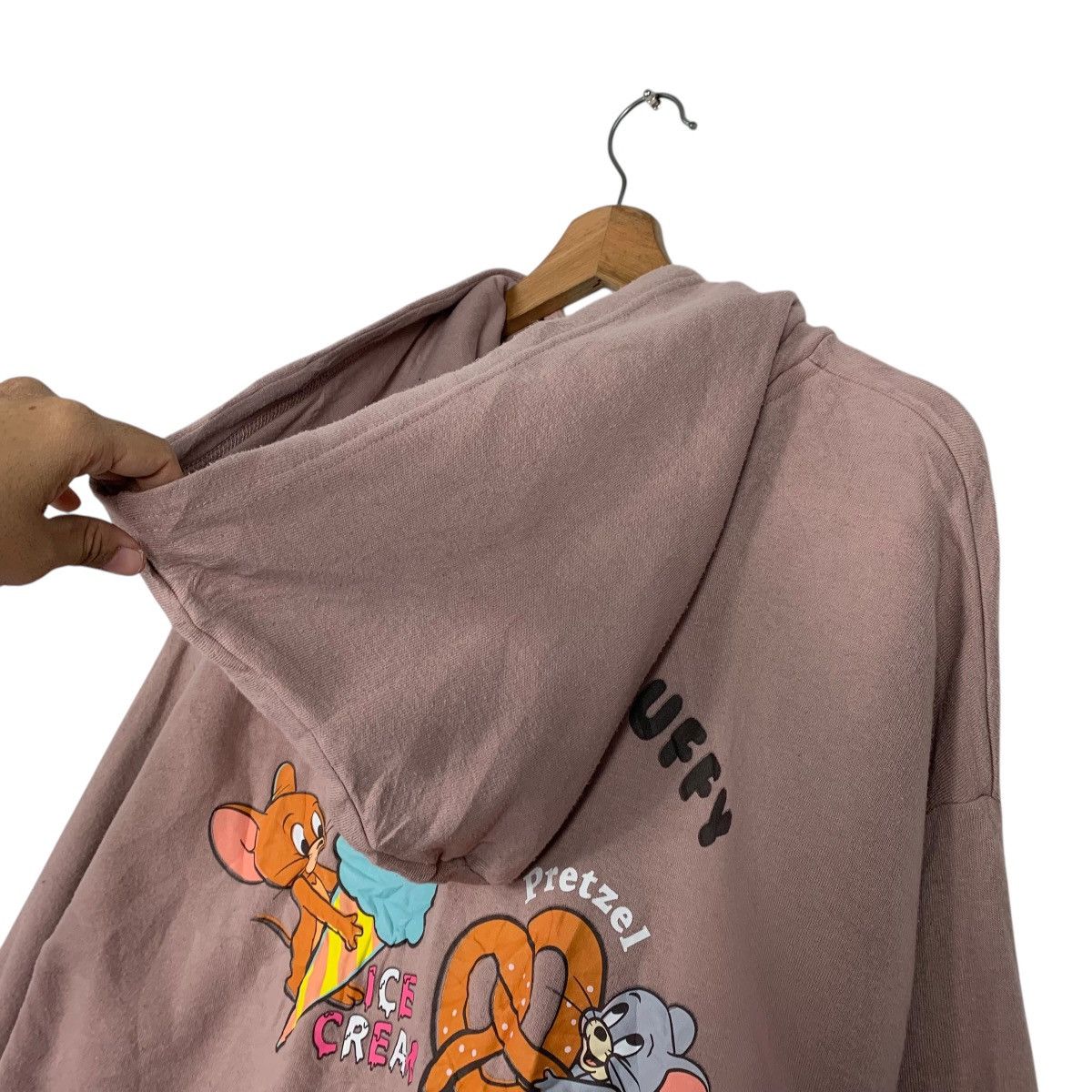 Japanese Brand Tom And Jerry Pullover Hoodie Size M / US 6-8 / IT 42-44 - 9 Thumbnail