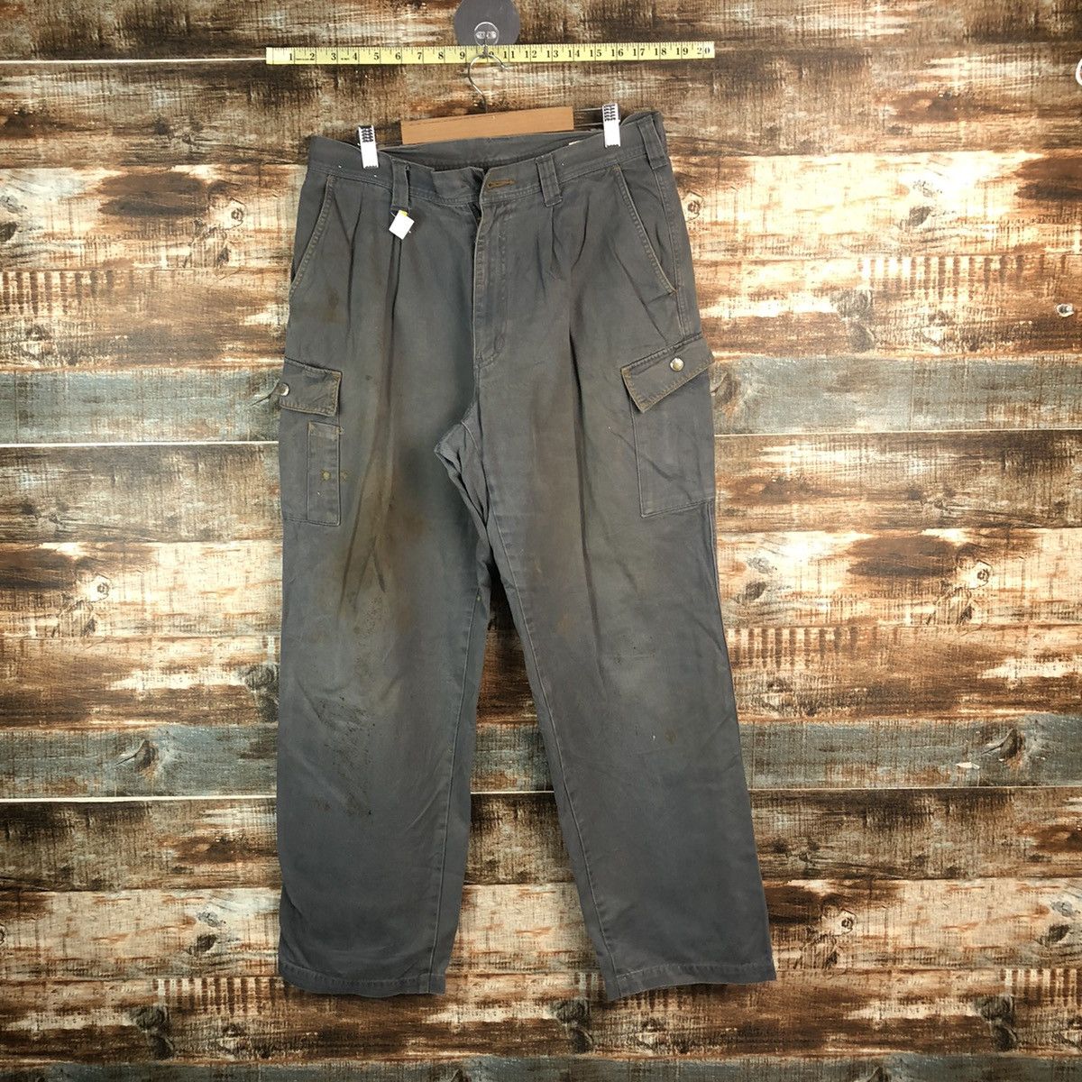 DL Japan vintage worker Gray Cargo Multipocket Pants #C709