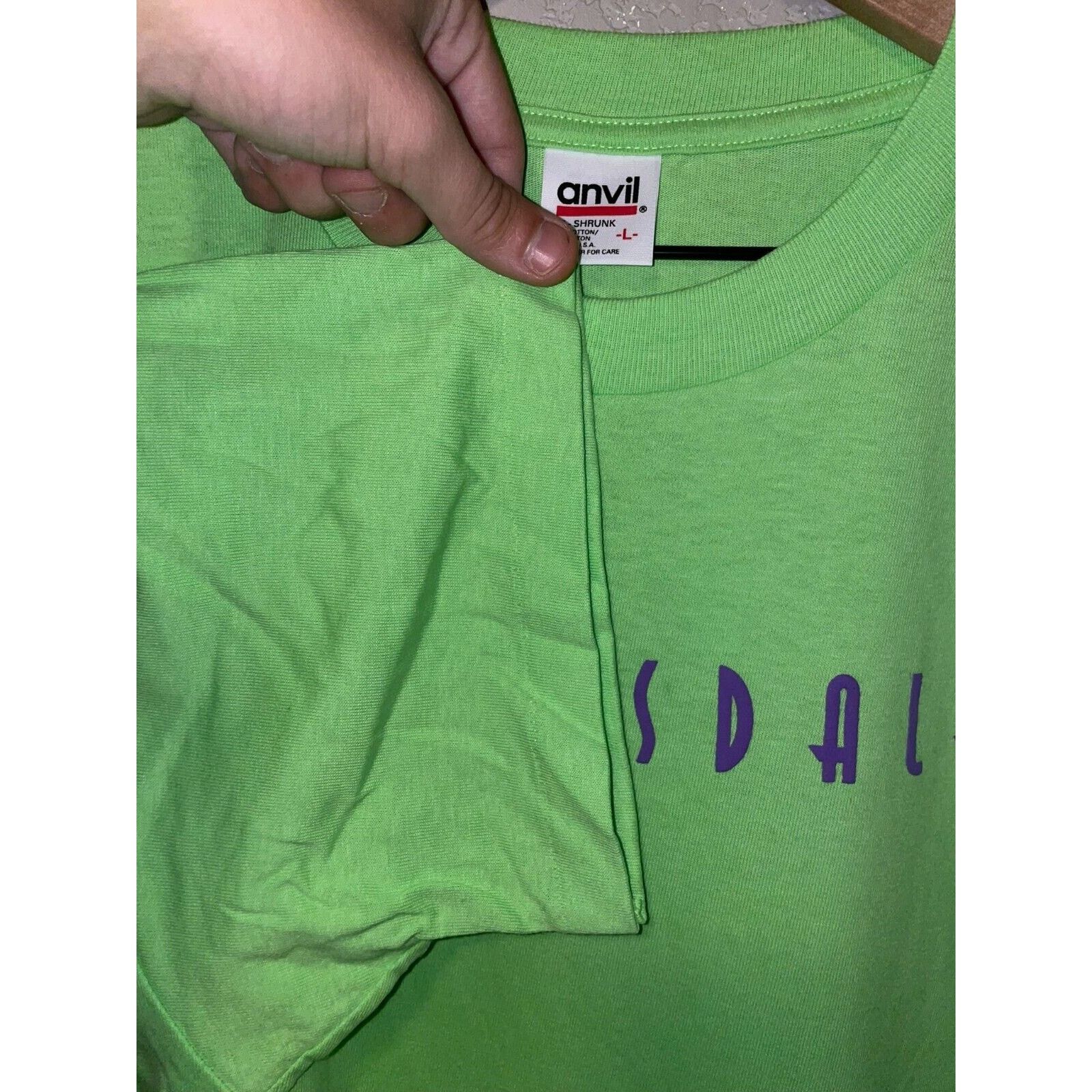 Anvil Vintage Scottsdale Arizona Shirt Green Sun Tee VTG Large 90s Size US L / EU 52-54 / 3 - 6 Thumbnail