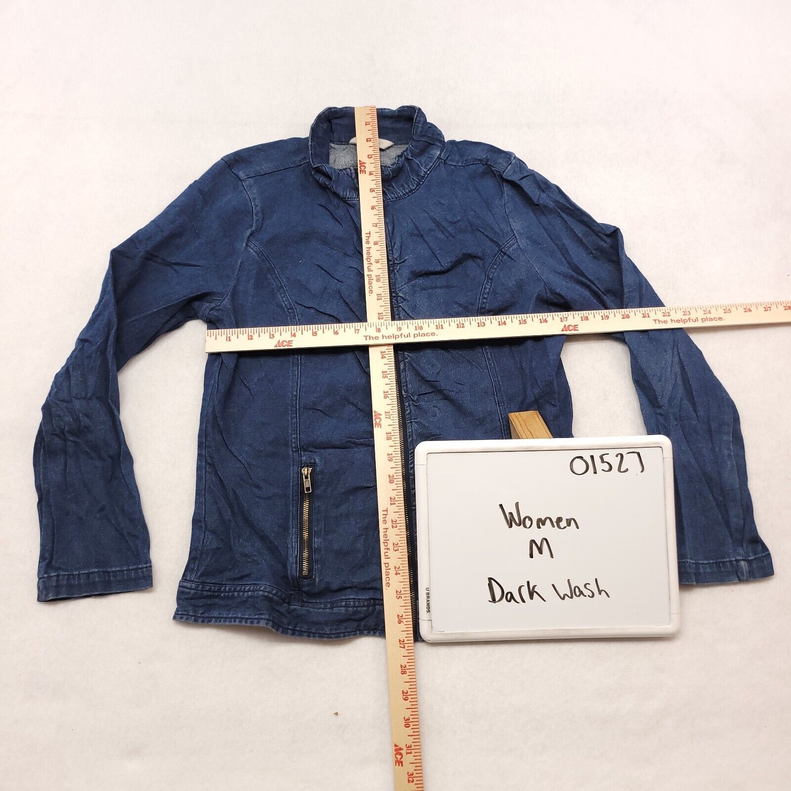 Laura Ashley Laura Ashley Casual Zip Up Denim Jacket Womens Size M Blue Size M / US 6-8 / IT 42-44 - 6 Thumbnail