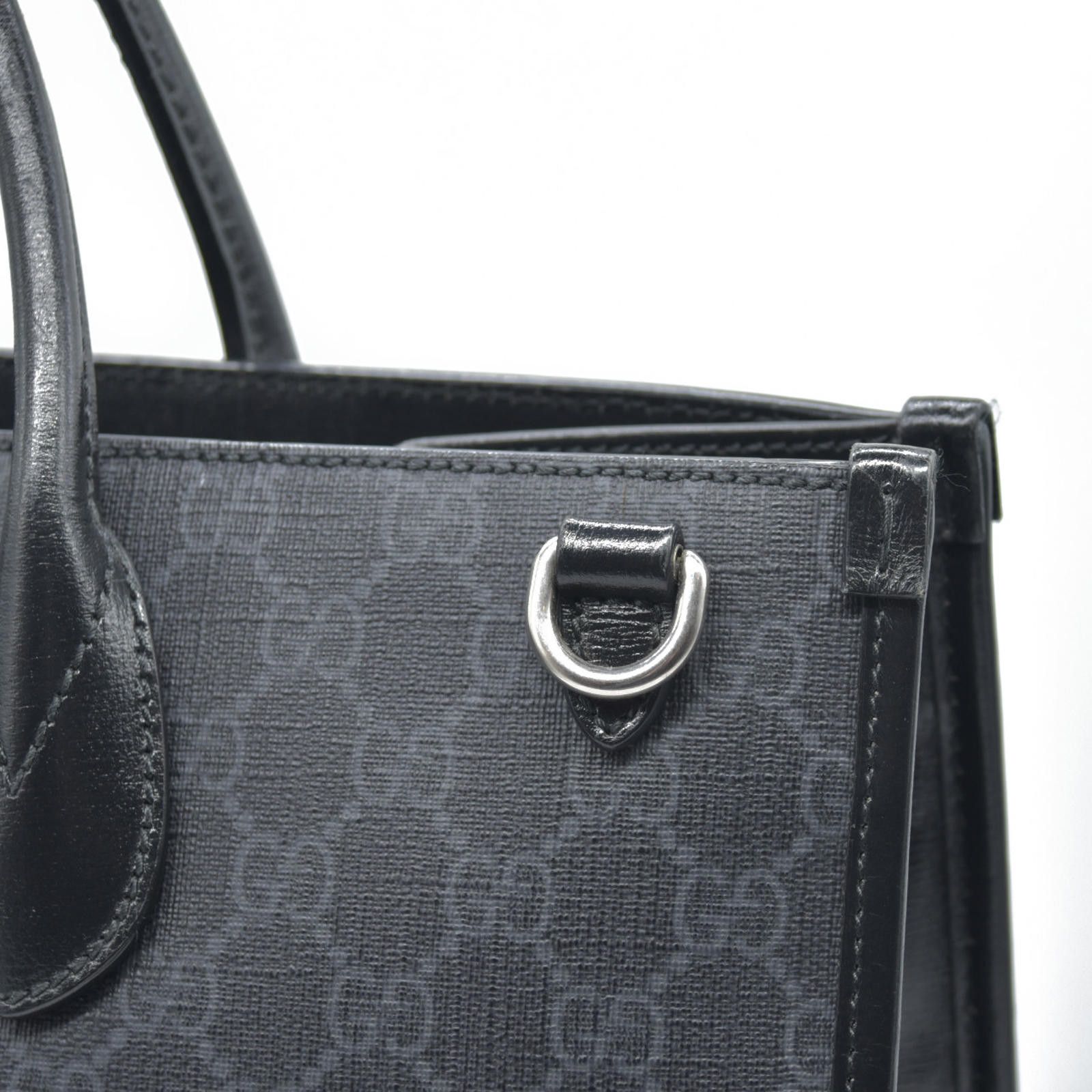 Gucci GUCCI GG Supreme Monogram Textured Dollar Calfskin Medium Size ONE SIZE - 9 Thumbnail