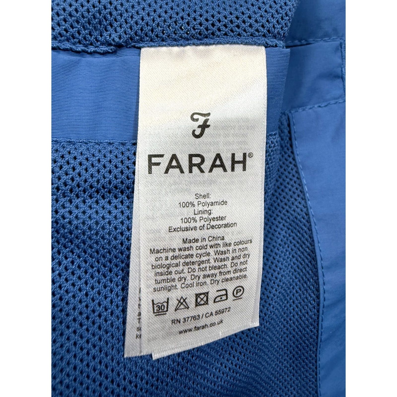 Farah Farah Blue Jacket Bomber Snap Buttons mens XL Size Blue Size US XL / EU 56 / 4 - 3 Thumbnail
