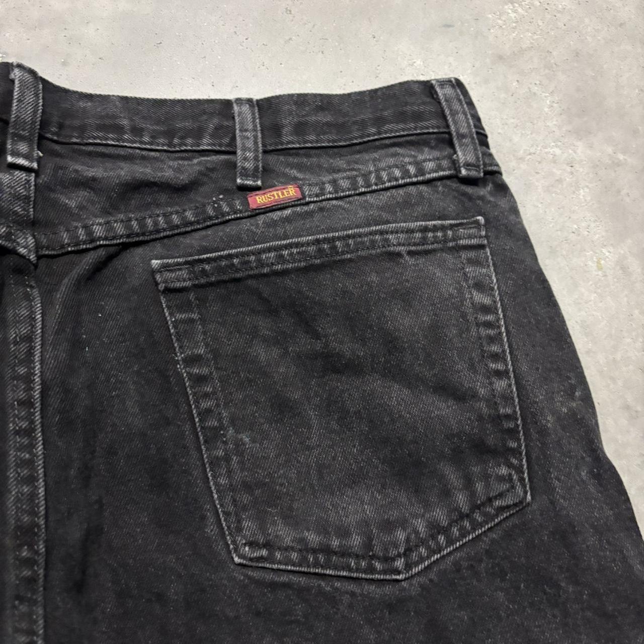 Japanese Brand × Vintage Crazy Vintage Y2K/2000s Grunge Black Skater Denim Jeans! Size US 36 / EU 52 - 7 Thumbnail