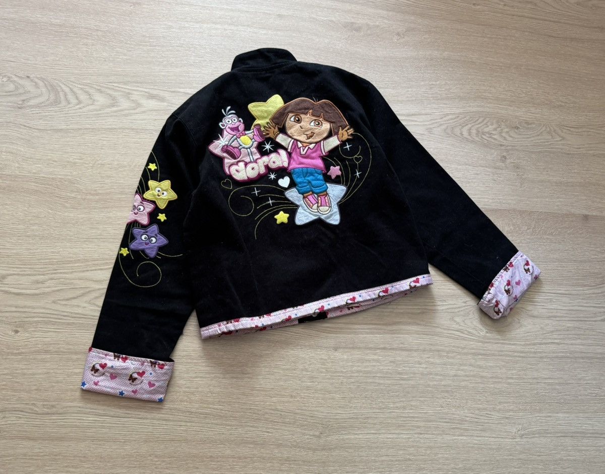 Cartoon Network Vintage 00’s Dora The Explorer Cartoon Movie Jacket Size XS / US 0-2 / IT 36-38 - 5 Thumbnail