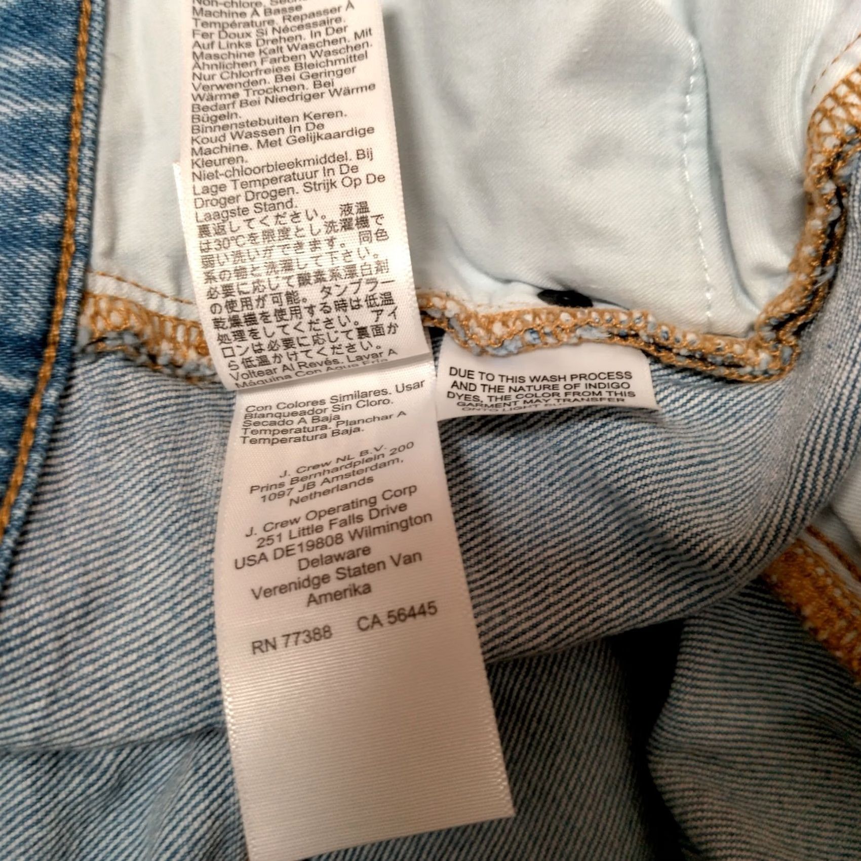 J.Crew J.CREW Essential Straight Leg Jeans 31 T Tall Light Wash Blue Denim Frayed Jeans 5-Pocket Design Womens Regular 31 Tall Frayed Distressed Denim Size 24" / US 00 / IT 34 - 6 Thumbnail