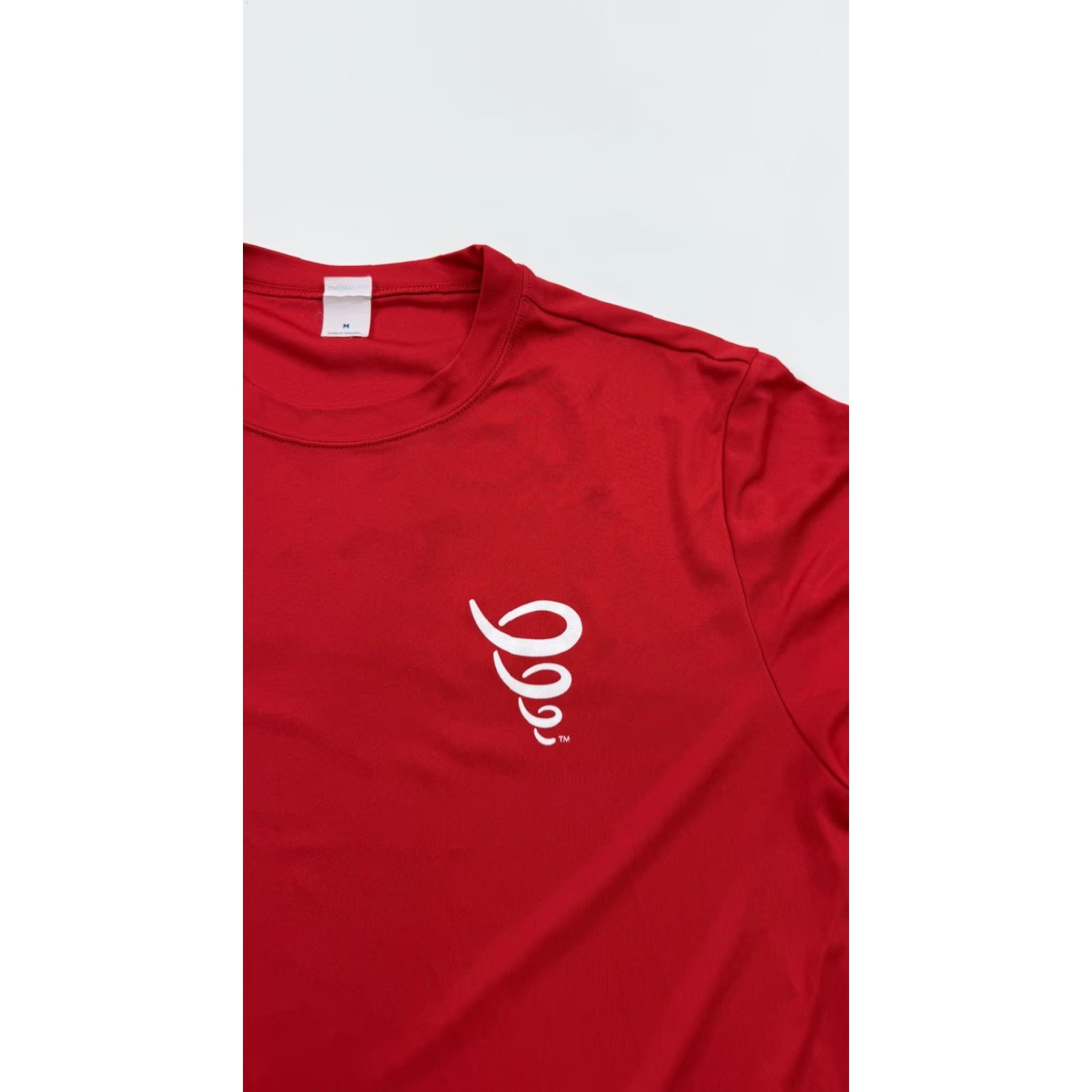 Logo 7 Jamba Shirt Mens Medium Red Sport-Tek Performance Tee Polyester Lightweight Logo Short Sleeve Crew Neck T-Shirt Fitness Gym Running Size US M / EU 48-50 / 2 - 2 Thumbnail
