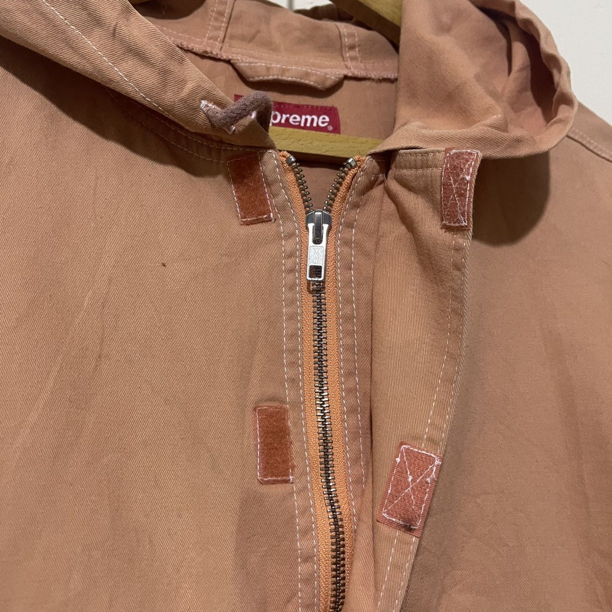 Supreme Supreme Anorak Contrast Stitch Twill Pullover ‘Peach’ Jacket Size US M / EU 48-50 / 2 - 10 Thumbnail