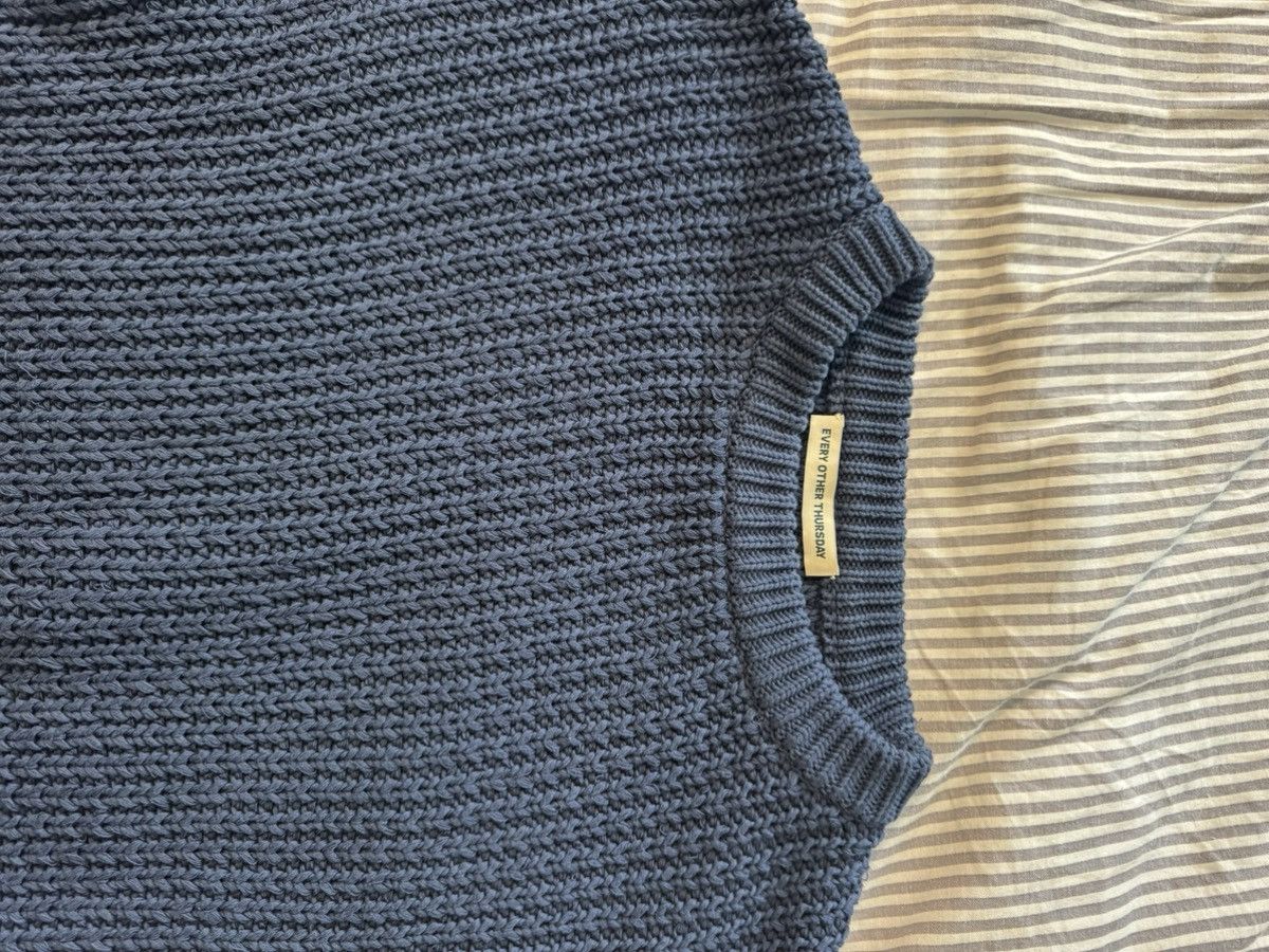 Every Other Thursday Every Other Thursday Cotton Fisherman Sweater Navy Medium Size US M / EU 48-50 / 2 - 2 Thumbnail