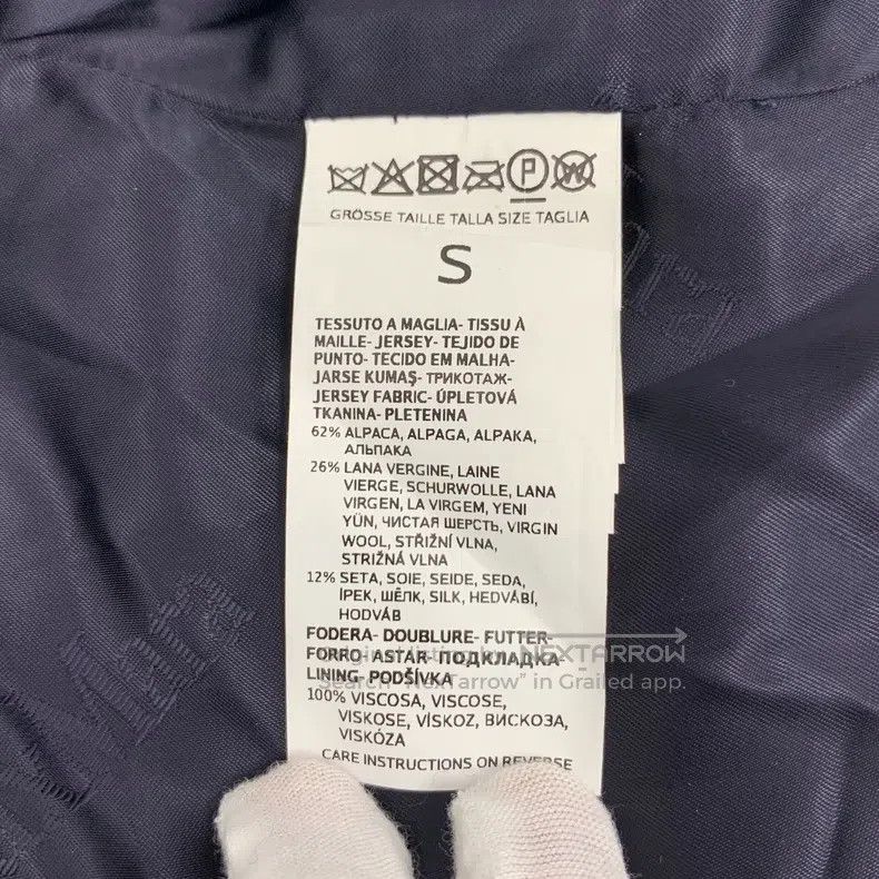 Max Mara Max Mara Dark Blue Teddy Alpaca Wool Collar Double Breaste Size S / US 4 / IT 40 - 7 Thumbnail