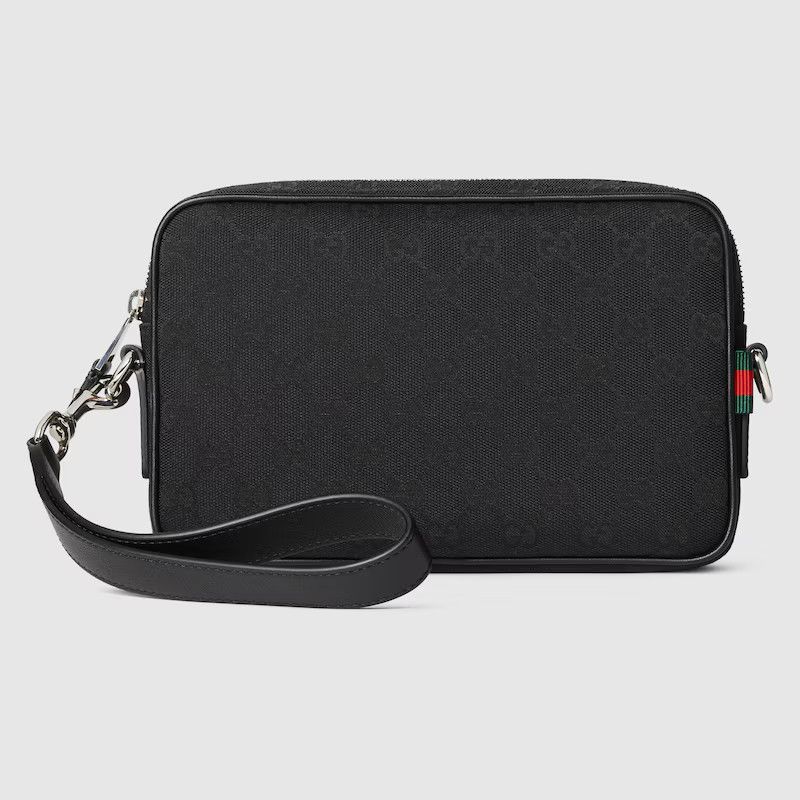 Gucci Gg Canvas Small Crossbody Bag 834802 Faeps 1060 in Black, Men's