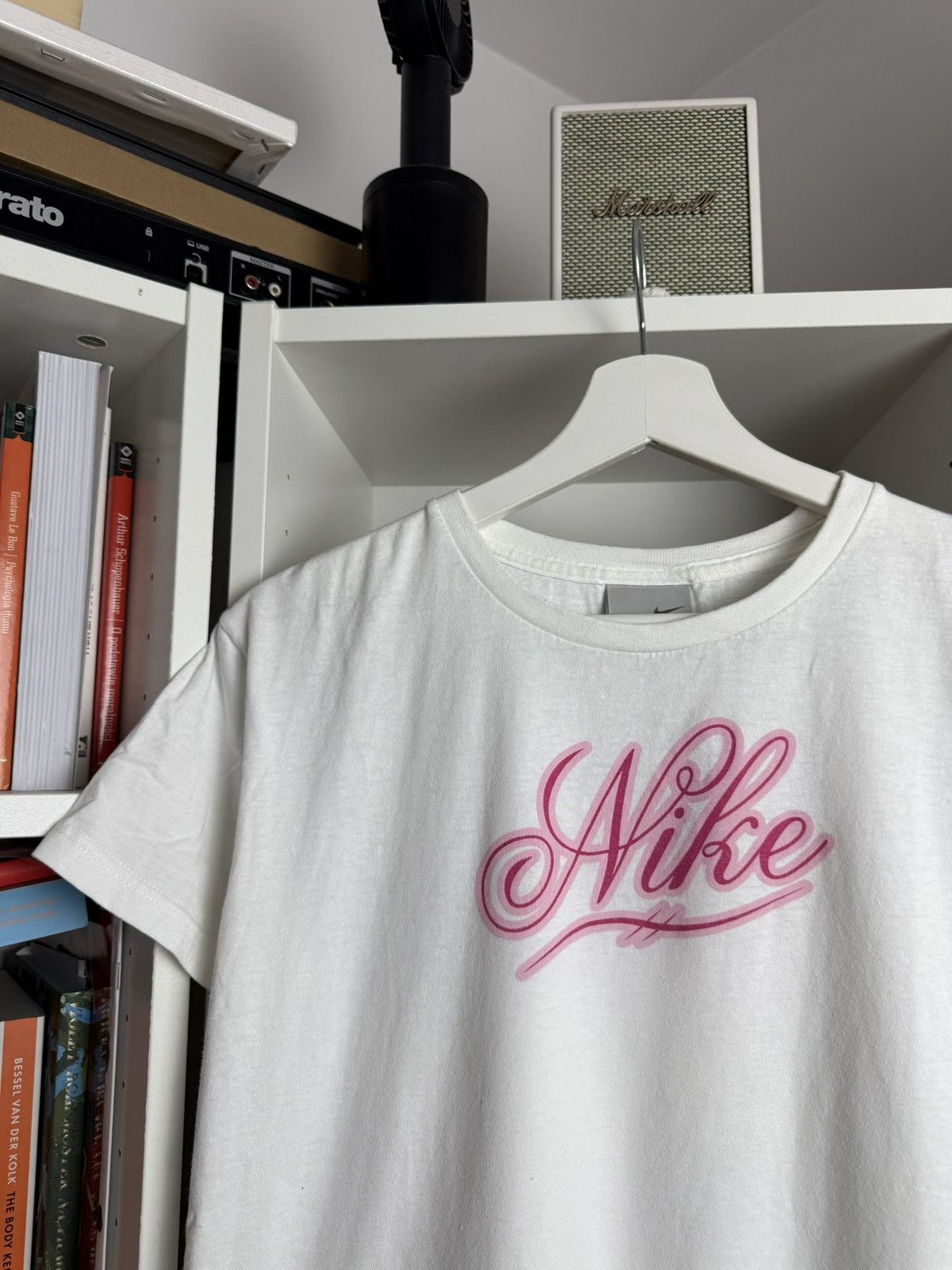 Nike × Vintage Vintage y2k Nike big logo boxy t-shirt M blockcore retro 90s Size US M / EU 48-50 / 2 - 3 Thumbnail