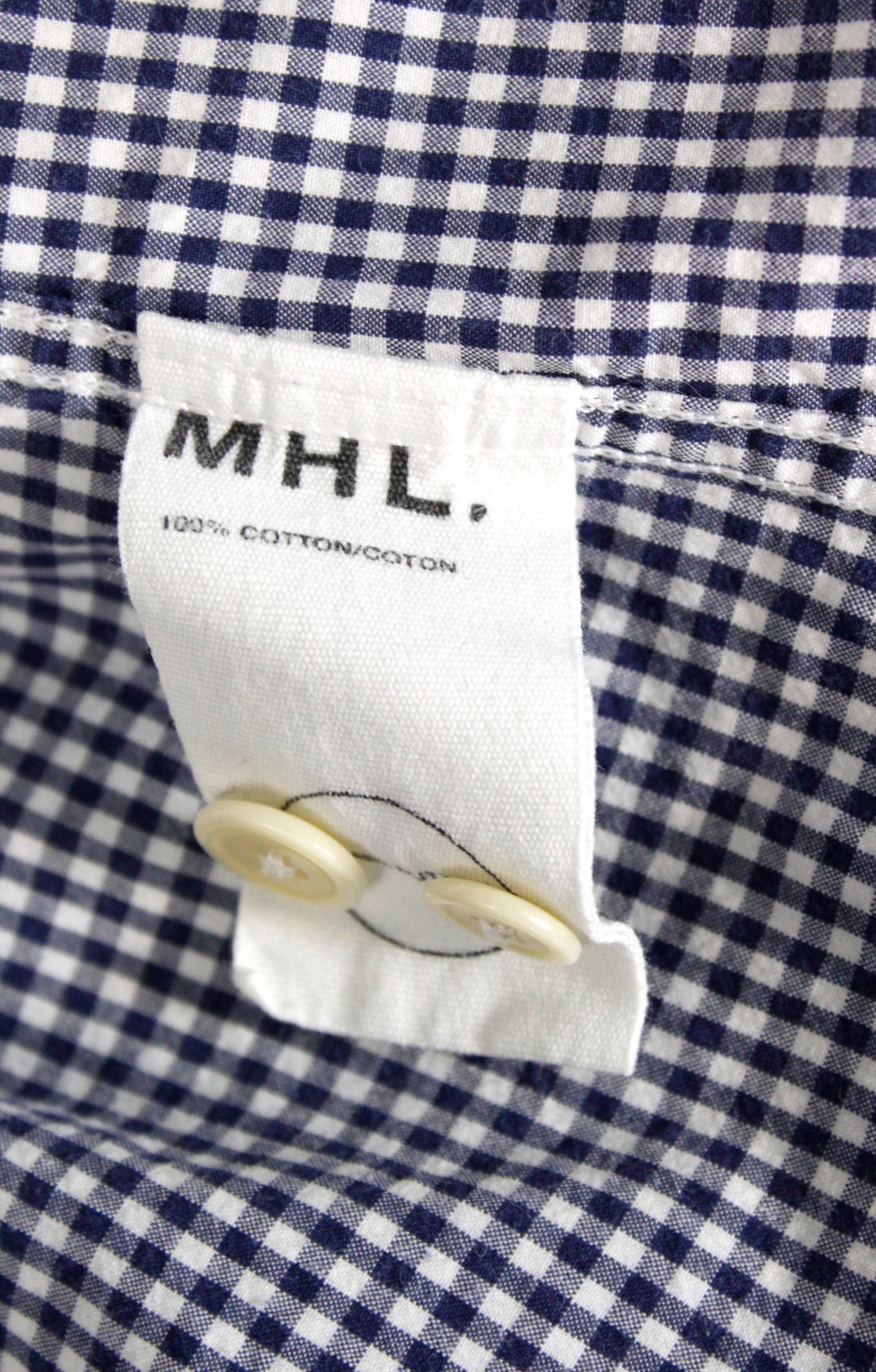 Margaret Howell Margaret Howell Blue White Check Heritage Shirt size M Size M / US 6-8 / IT 42-44 - 6 Thumbnail