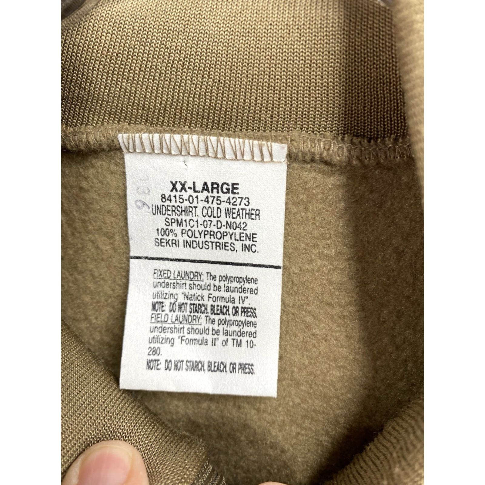 Gap VINTAGE US Military Undershirt Mens XXL Brown Wind Gap Knitwear Cold Weather Sweatshirt Size US XXL / EU 58 / 5 - 6 Thumbnail