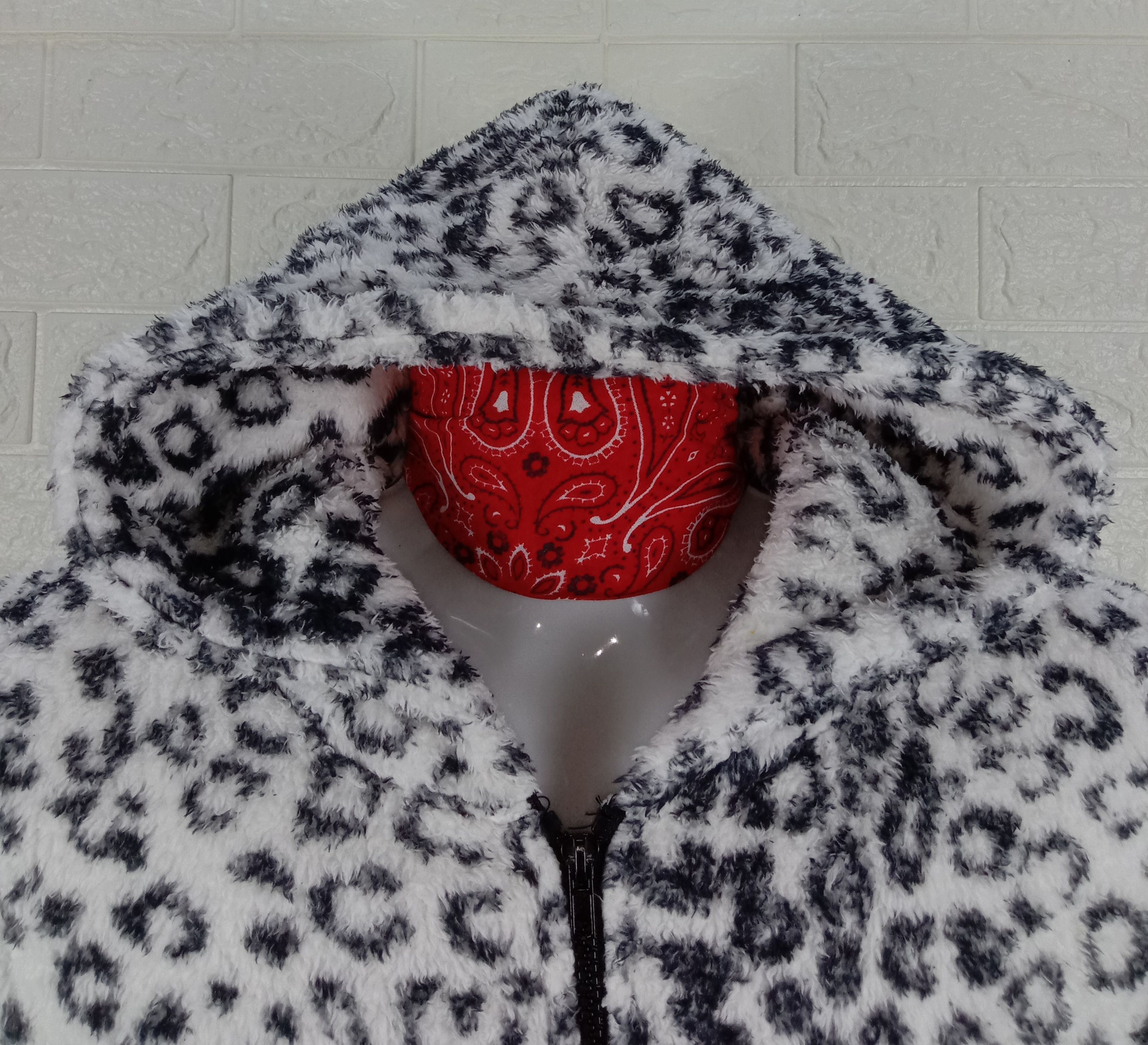Japanese Brand Vintage Roshell Zipper Hoodie Fleece Sweatshirt Size M / US 6-8 / IT 42-44 - 5 Thumbnail