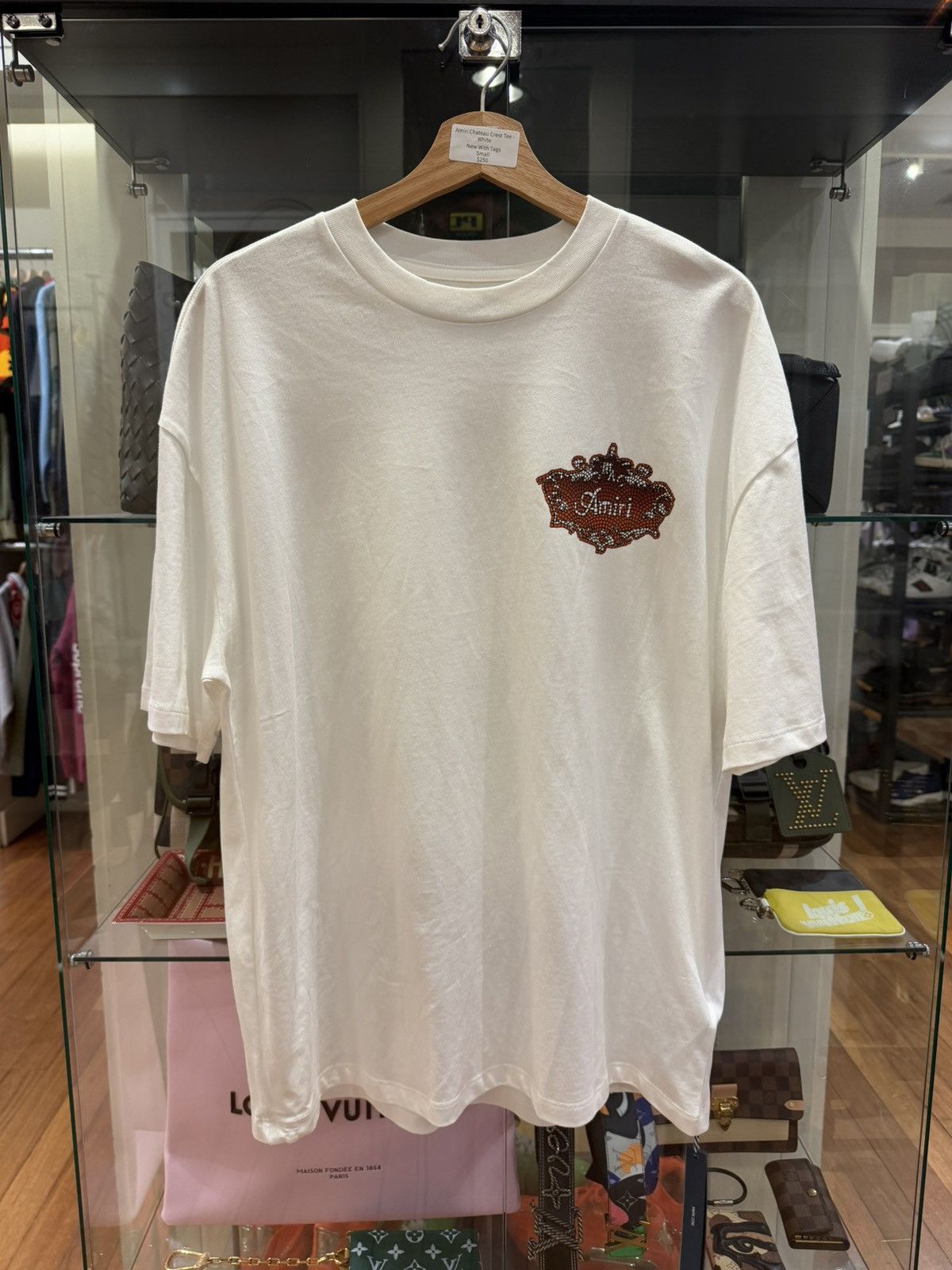 Amiri Amiri Chateau Crest Tee Size US S / EU 44-46 / 1 - 1 Thumbnail