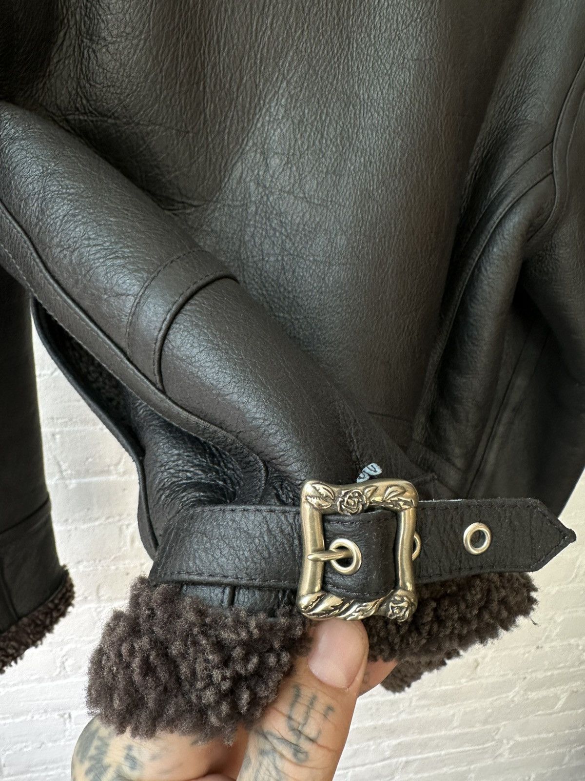 Enfants Riches Deprimes ERD SO RARE SHEARLING LEATHER BANE JACKET Size US L / EU 52-54 / 3 - 15 Thumbnail