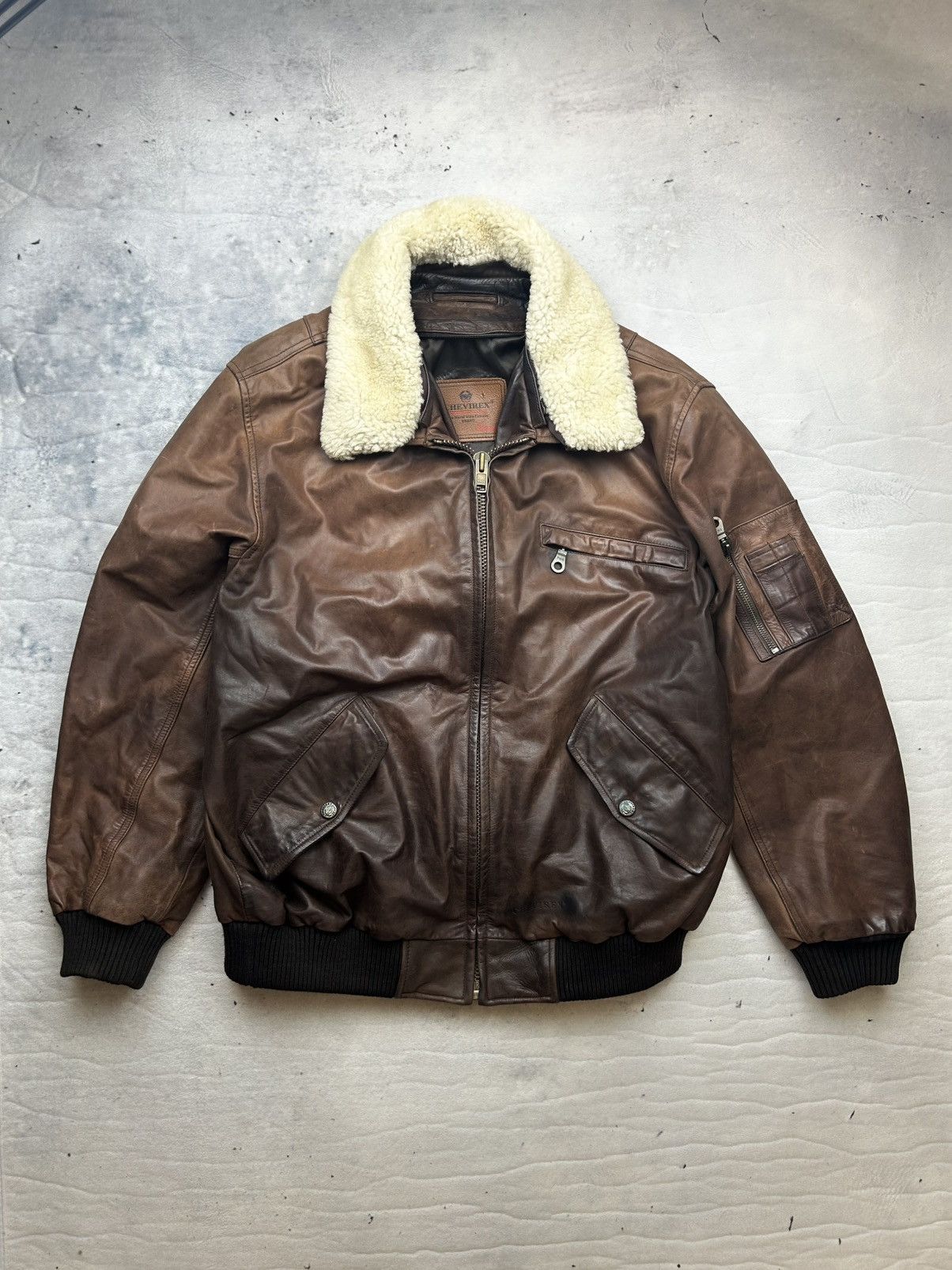 Chevirex Leather Jacket | Grailed