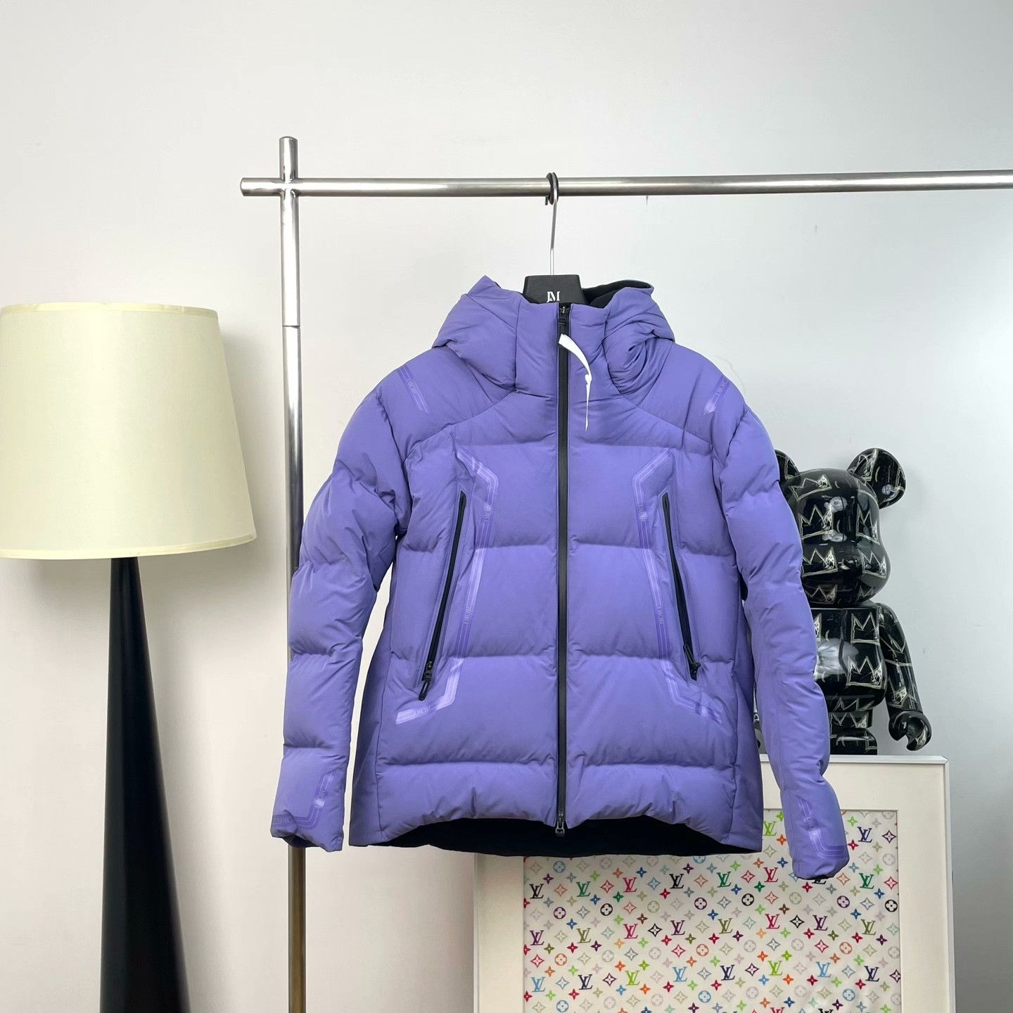 Dior Dior Collab Purple Heavy Coat l Men Size US L / EU 52-54 / 3 - 1 Thumbnail