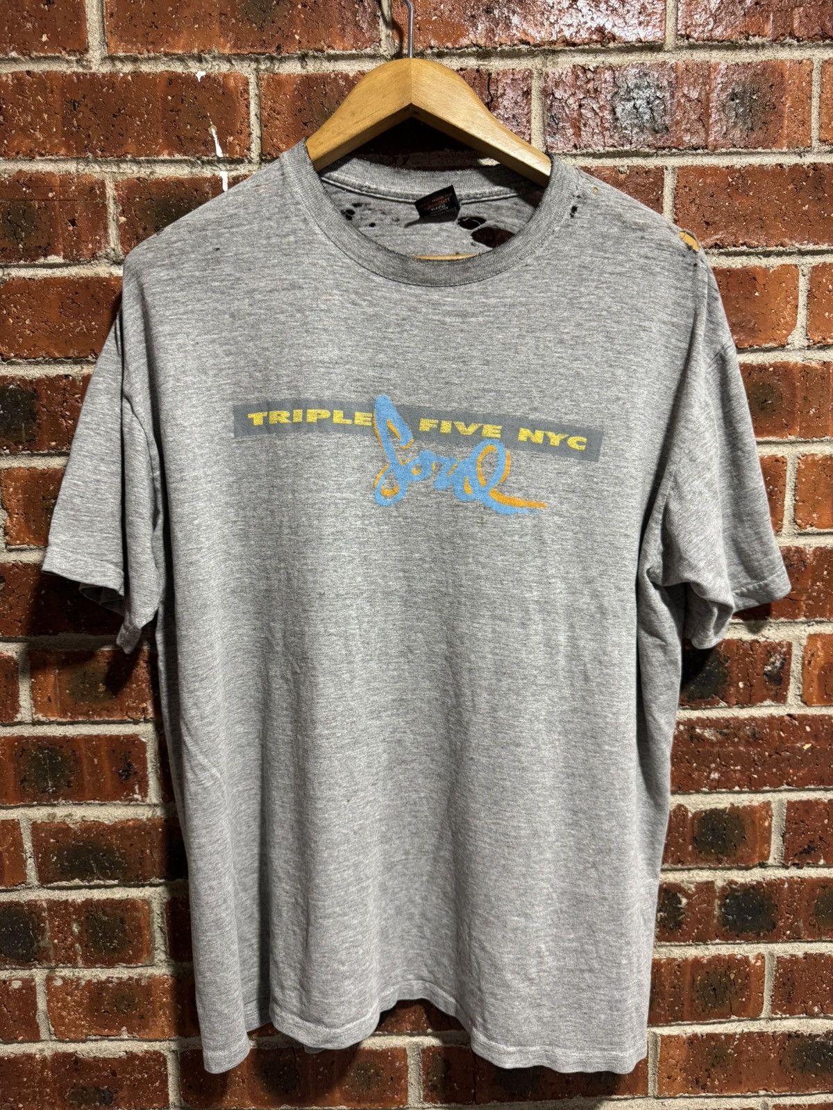 Vintage VINTAGE SOUK DISTRESSED T SHIRT Size US XL / EU 56 / 4 - 1 Thumbnail